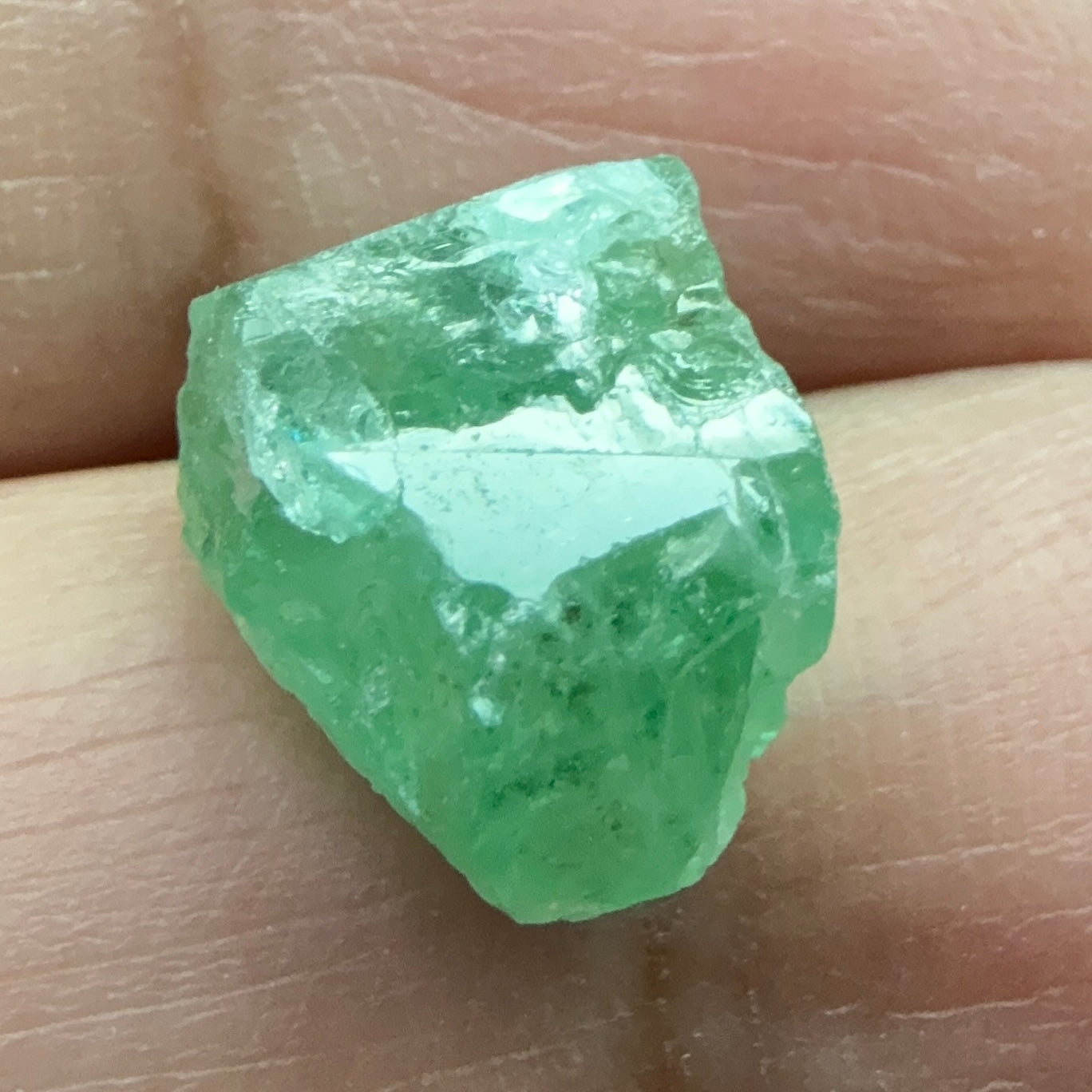 Emerald Crystal, 6.88ct, Tanzania, Untreated Unheated, specimen grade