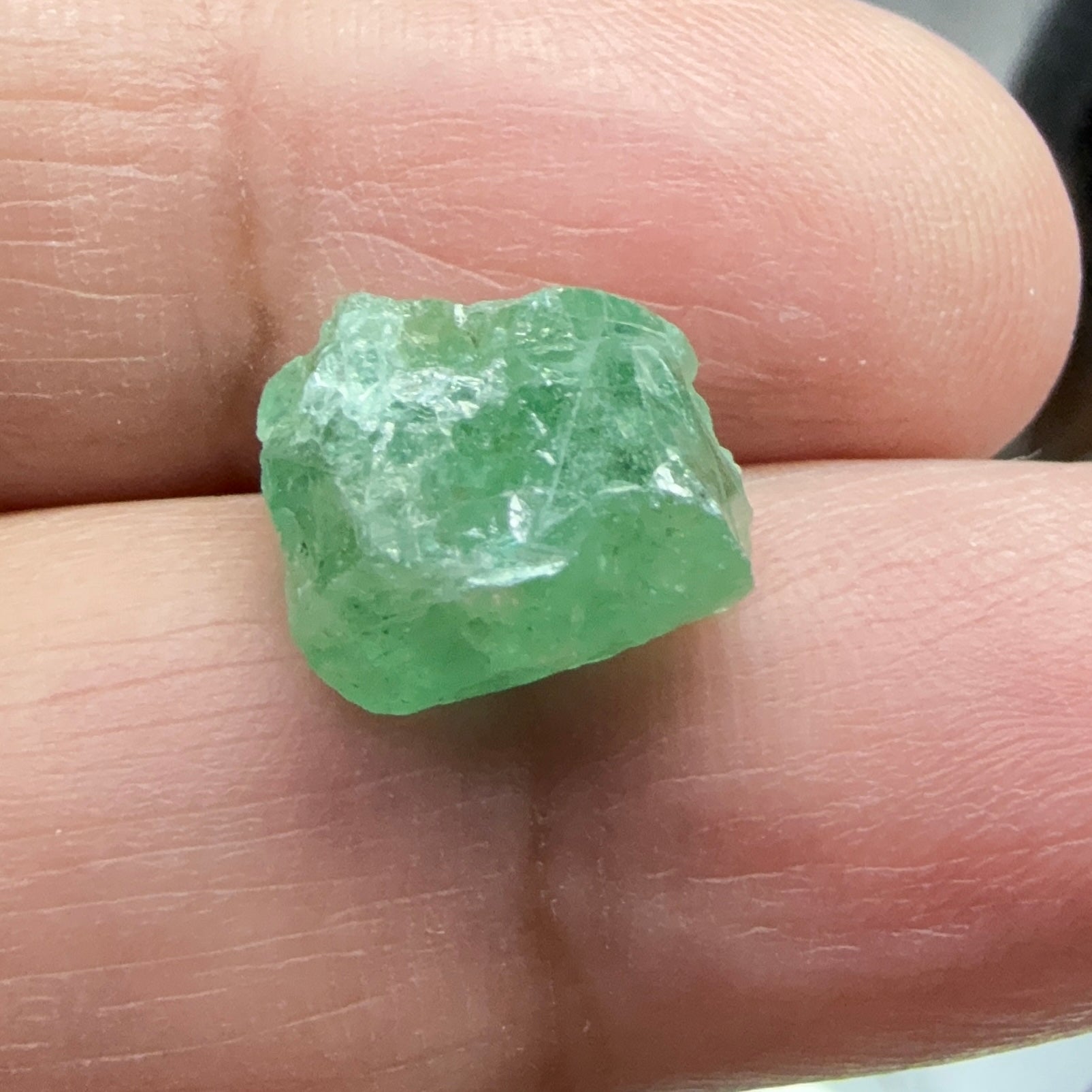 Emerald Crystal, 6.88ct, Tanzania, Untreated Unheated, specimen grade