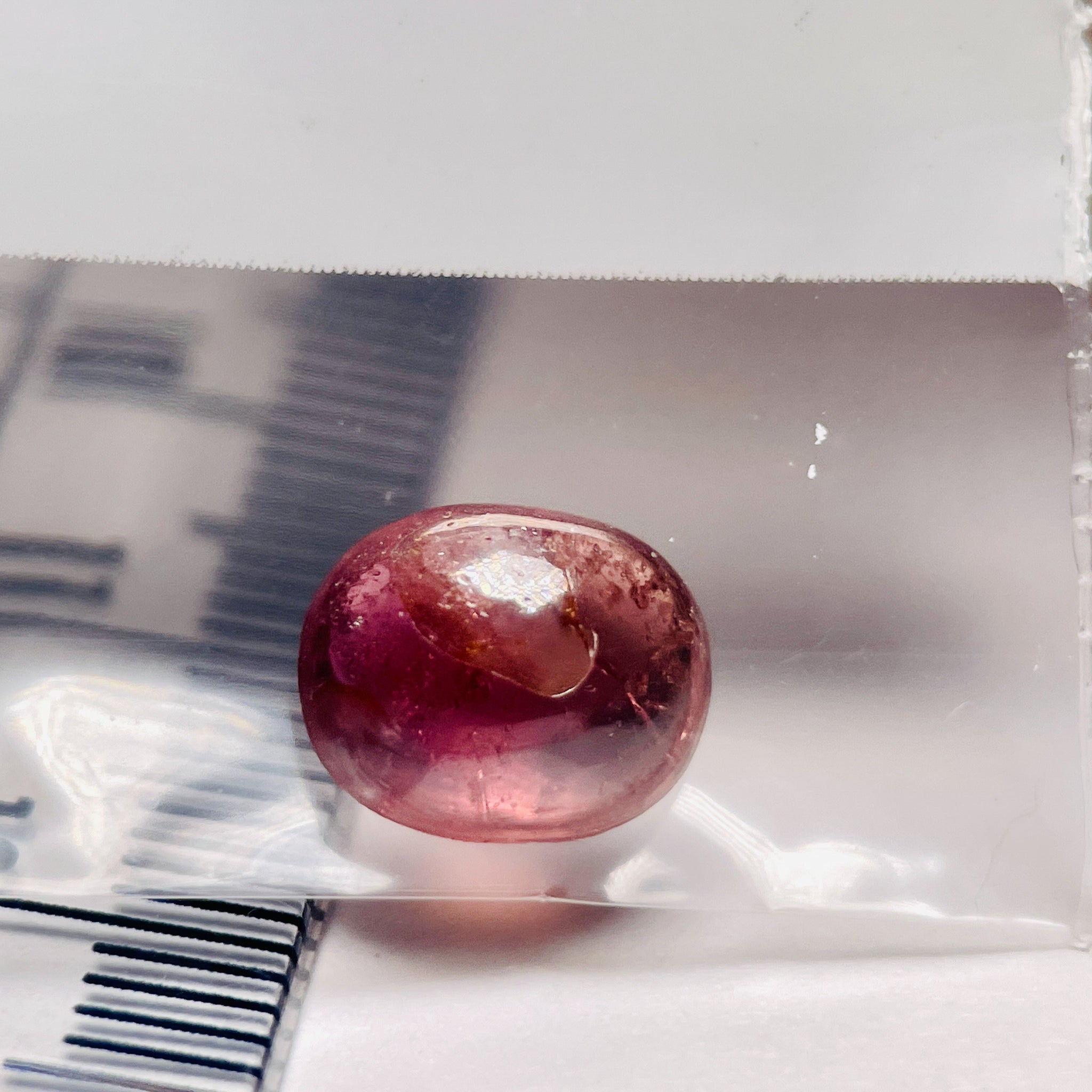 2.66Ct Sapphire Cabochon Umba Valley Tanzania. Untreated Unheated. Has An Indentation On The Surface