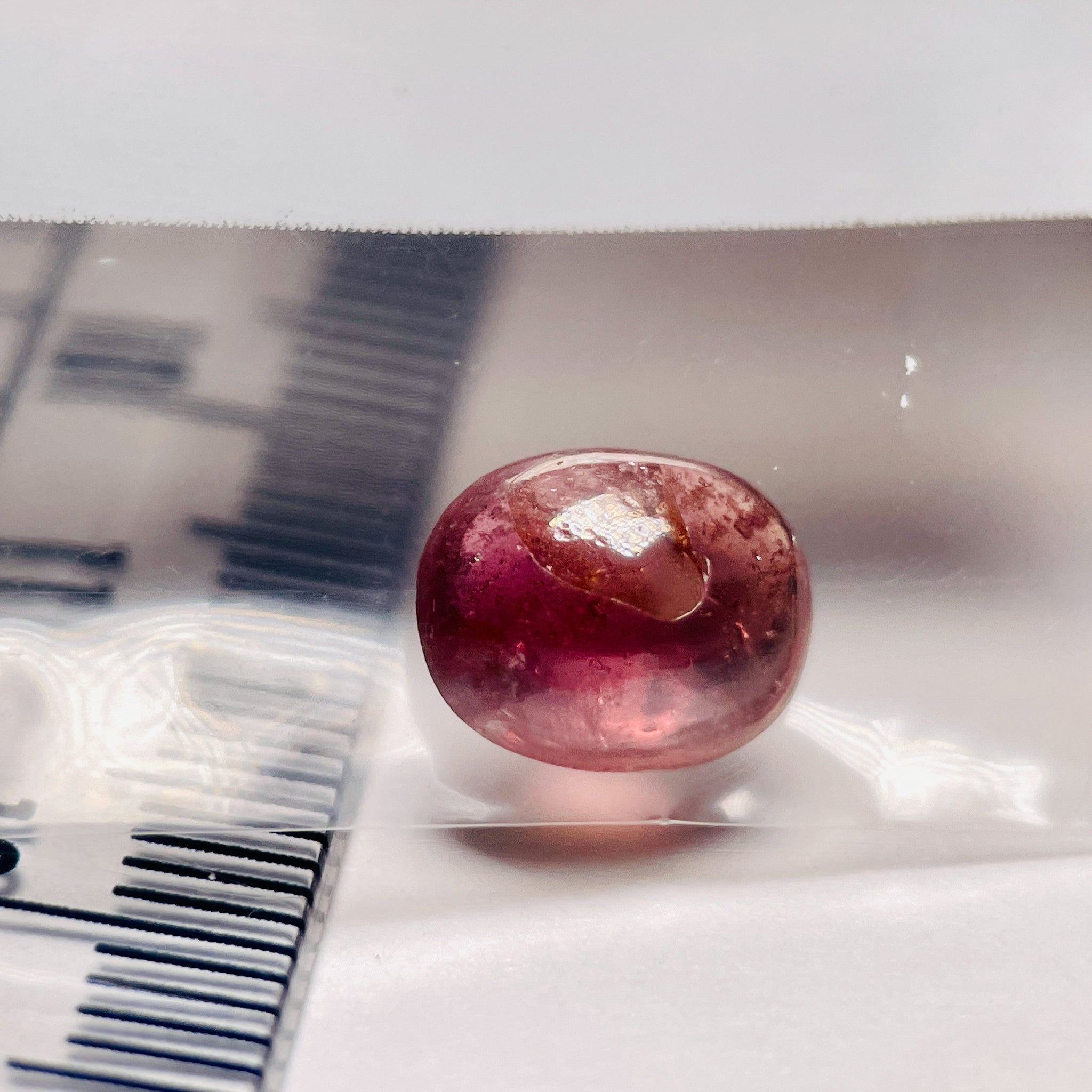 2.66Ct Sapphire Cabochon Umba Valley Tanzania. Untreated Unheated. Has An Indentation On The Surface