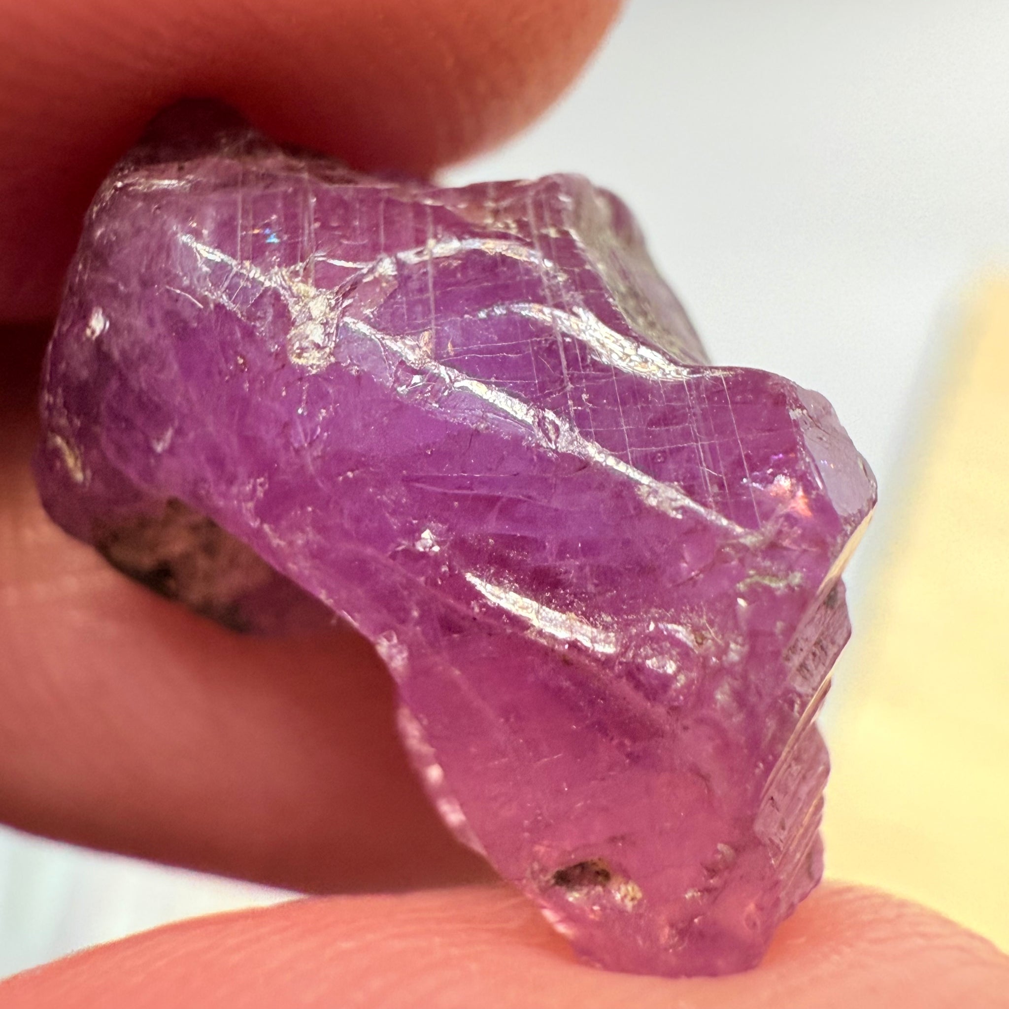 Colour Change Sapphire Crystal Specimen, Winza, Tanzania, Untreated Unheated, 15.53ct