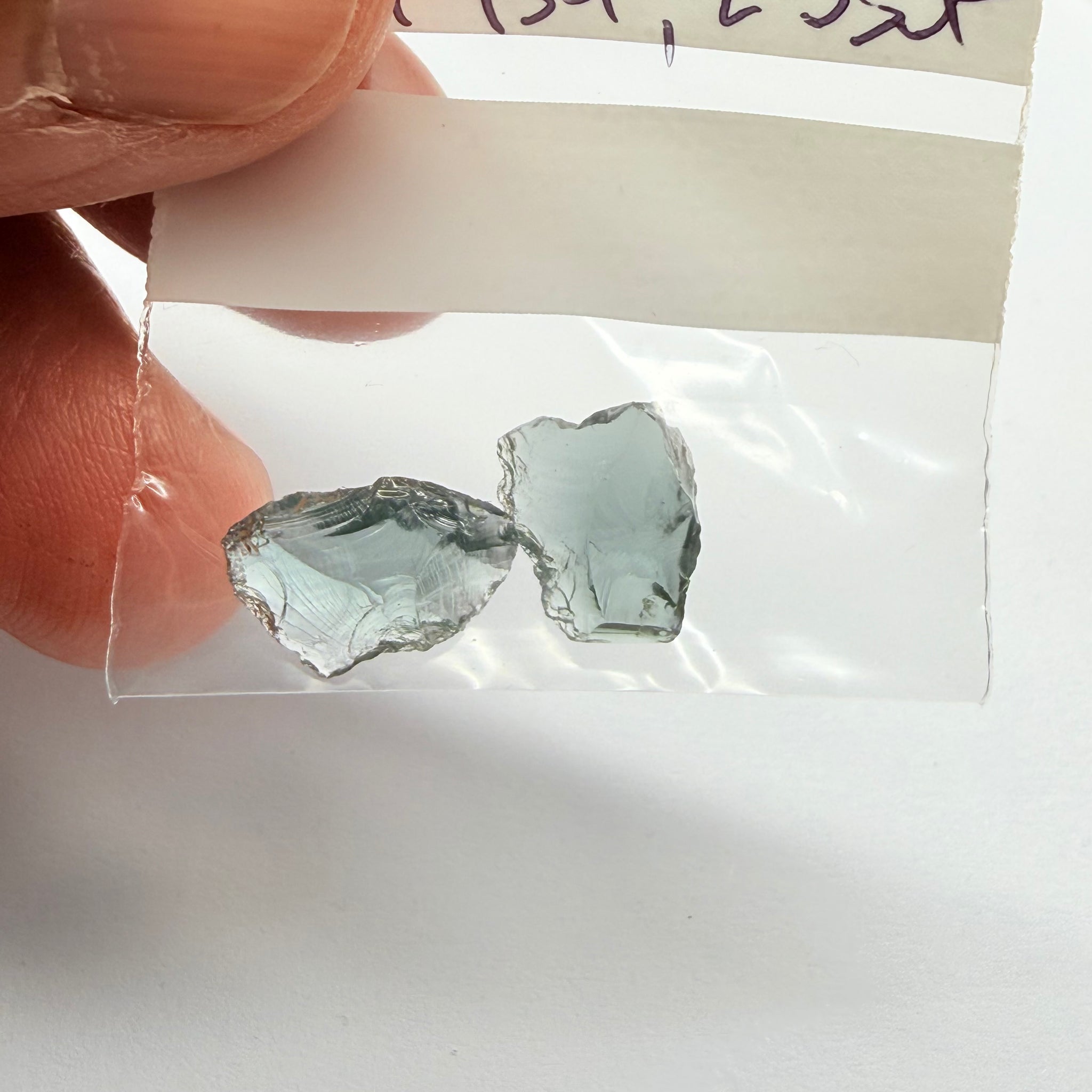 Spinel, 1.93ct and 2.33ct stones, flat shapes, Tanzania, Untreated Unheated, great for setting as is into jewellery, vvs-if