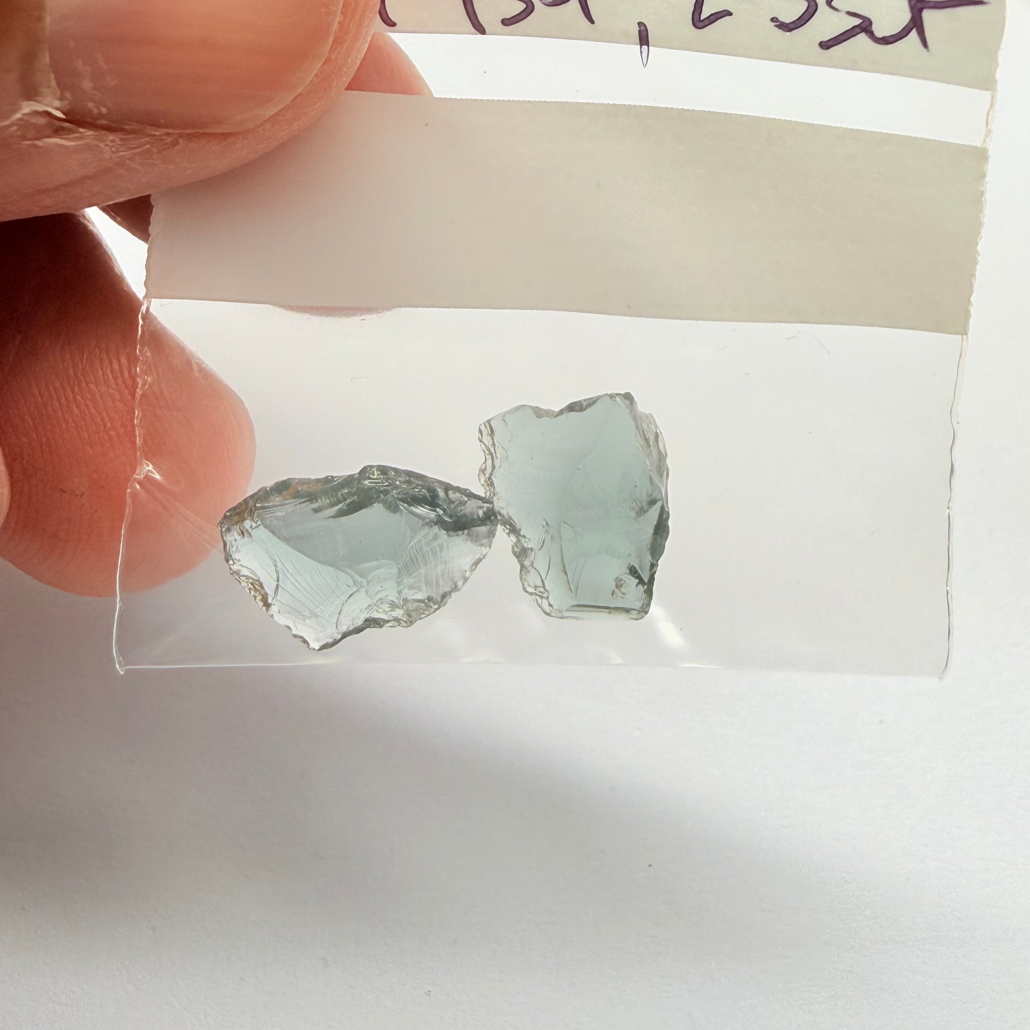 Spinel, 1.93ct and 2.33ct stones, flat shapes, Tanzania, Untreated Unheated, great for setting as is into jewellery, vvs-if