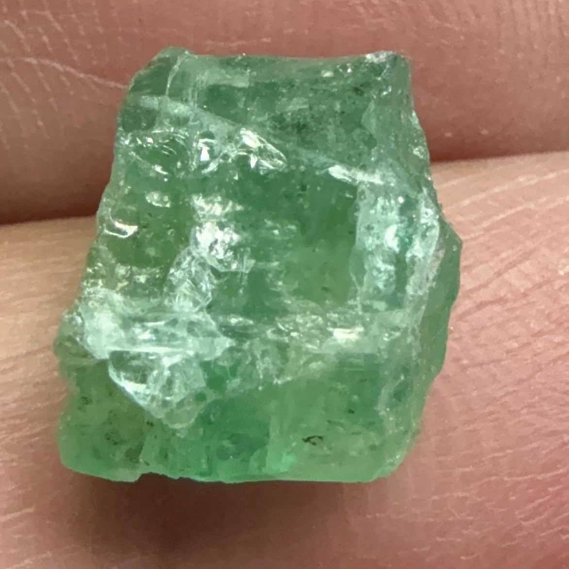 Emerald Crystal, 6.88ct, Tanzania, Untreated Unheated, specimen grade