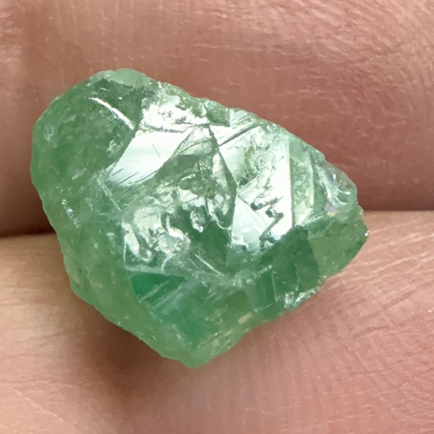 Emerald Crystal, 6.88ct, Tanzania, Untreated Unheated, specimen grade