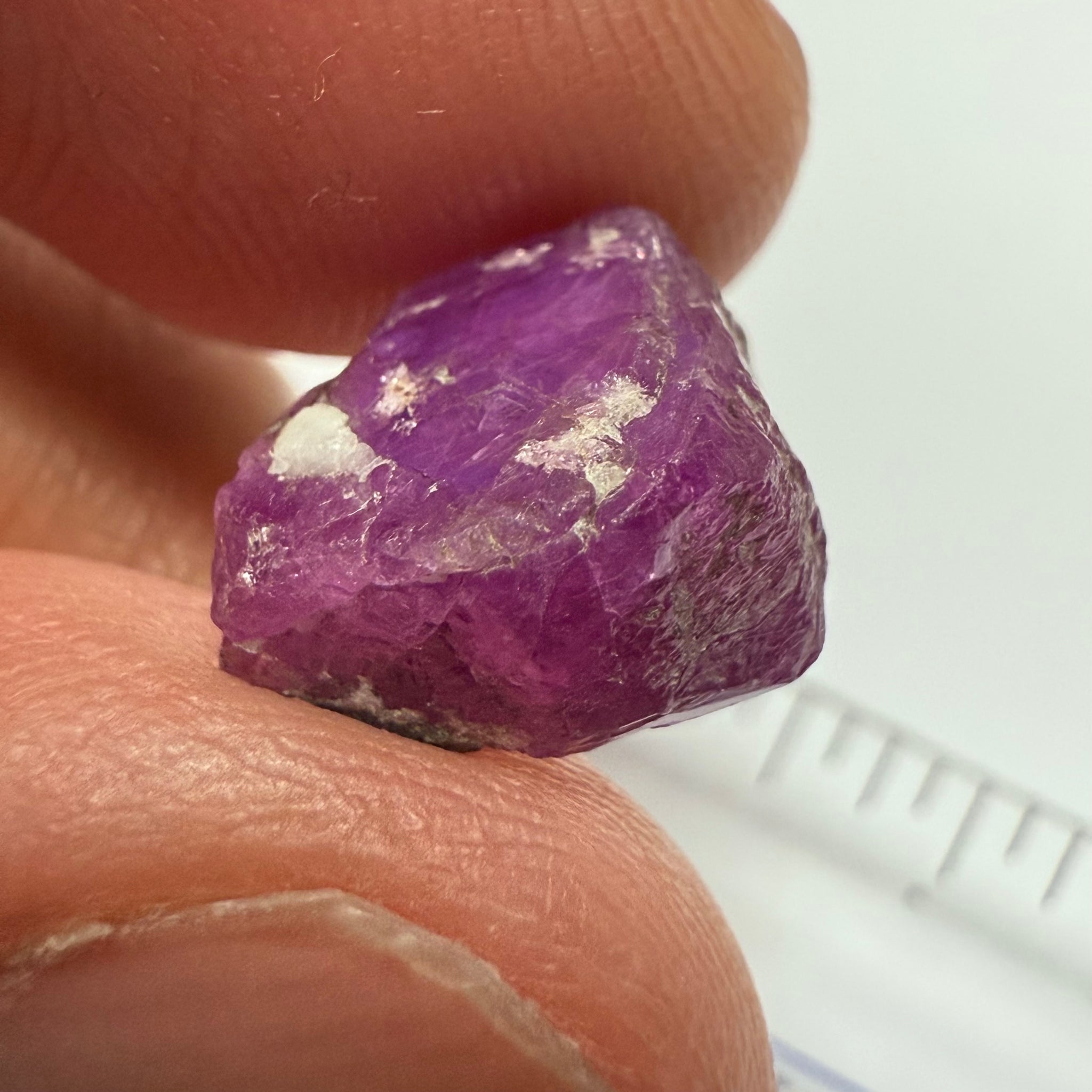 Ruby/Sapphire Crystal, Winza, Tanzania, Untreated Unheated, Translucent, 8.68ct