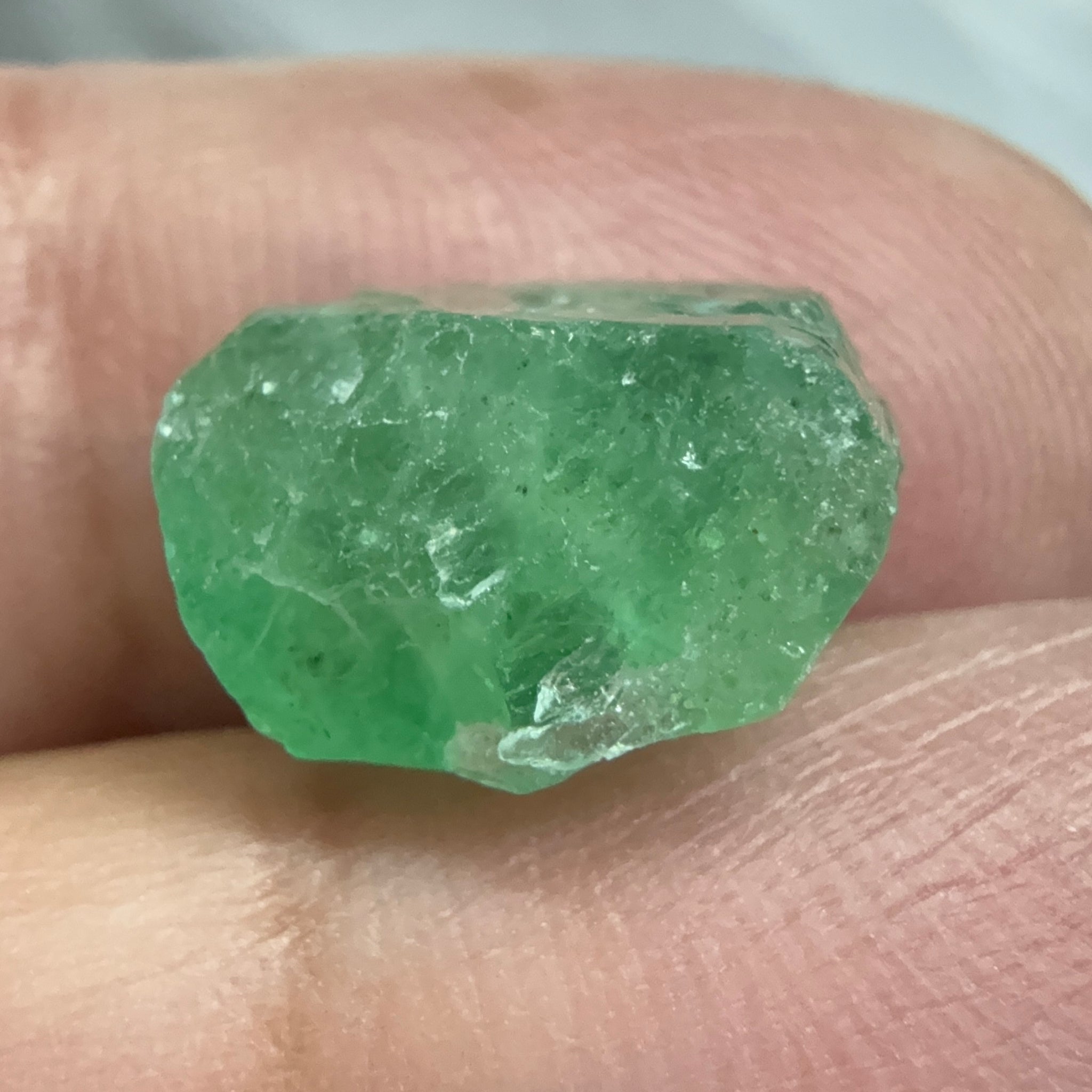 Emerald Crystal, 10.58ct, Tanzania, Untreated Unheated, specimen grade