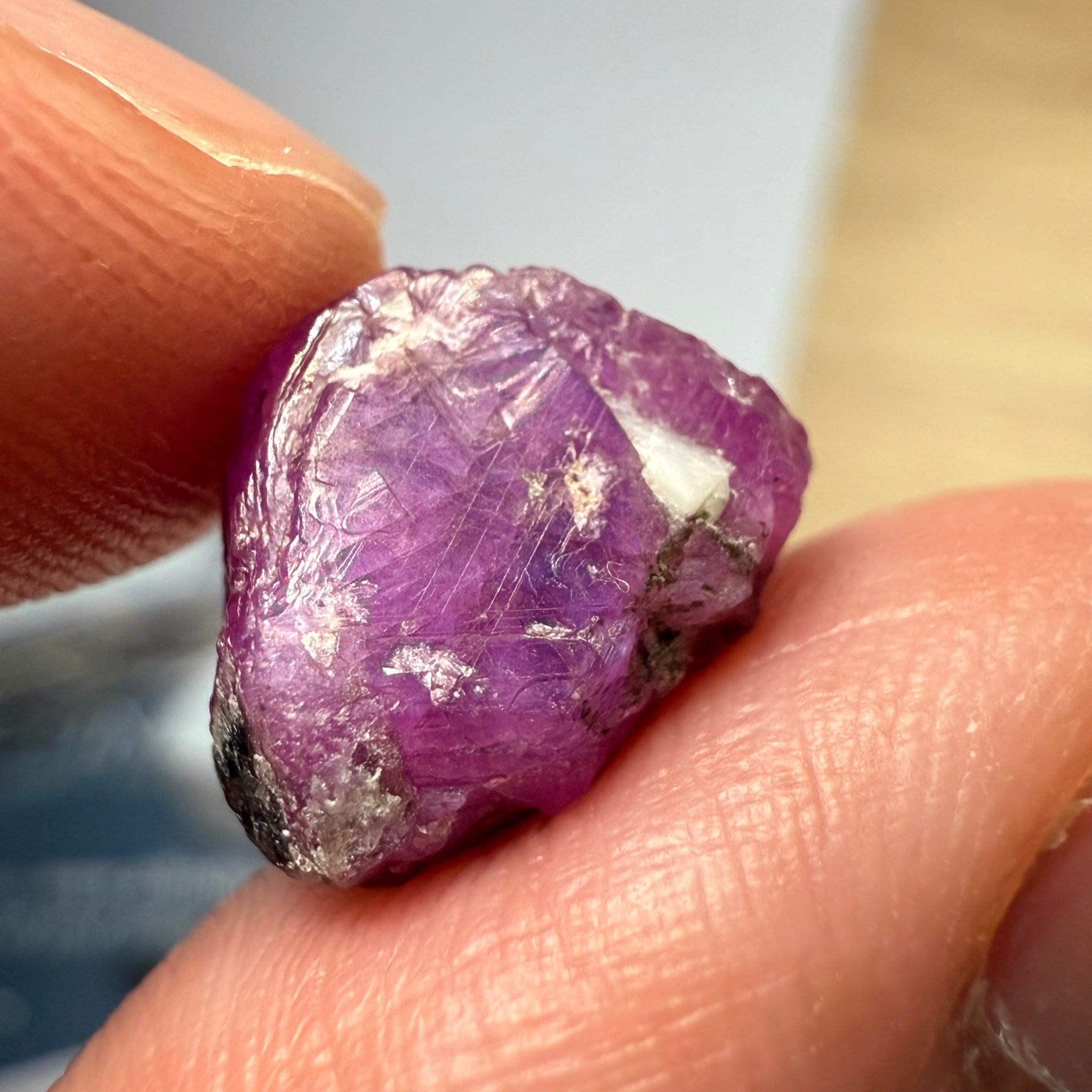 Ruby/Sapphire Crystal, Winza, Tanzania, Untreated Unheated, Translucent, 8.68ct