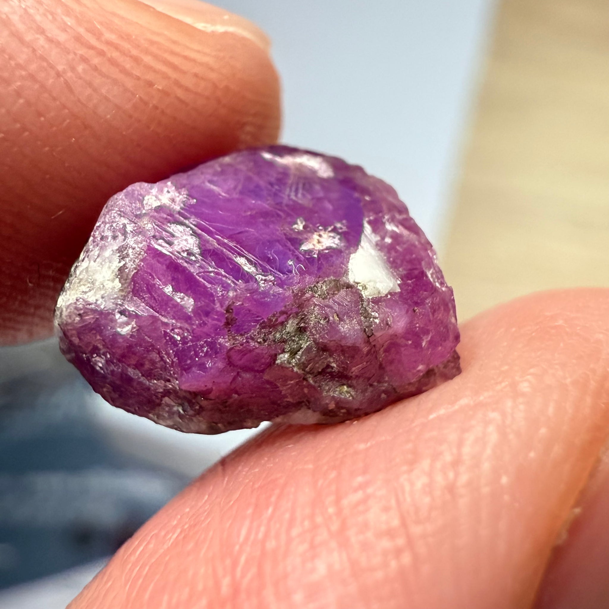 Ruby/Sapphire Crystal, Winza, Tanzania, Untreated Unheated, Translucent, 8.68ct