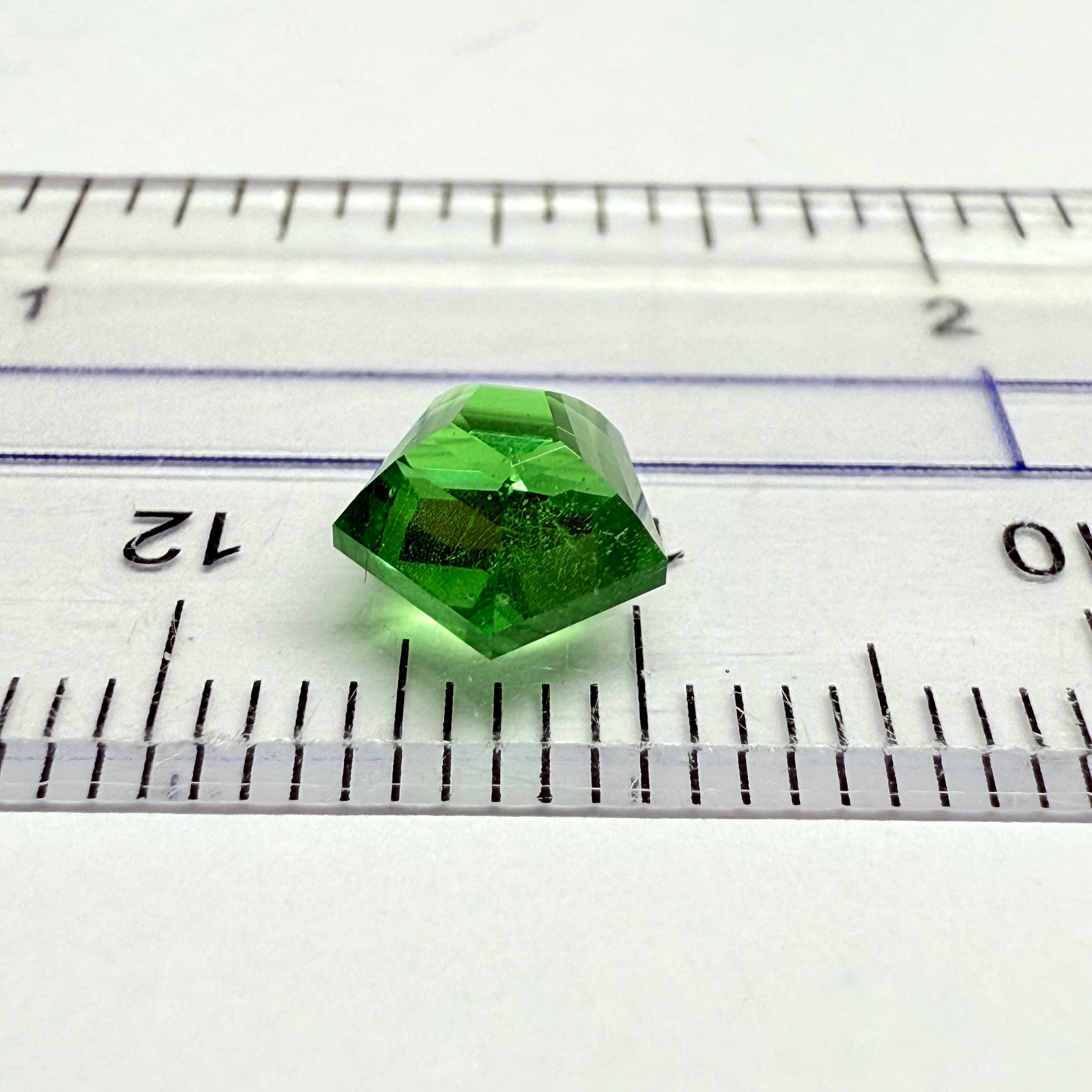 Tsavorite Garnet, 1.71ct, Tanzania, Untreated, Unheated, fancy cut
