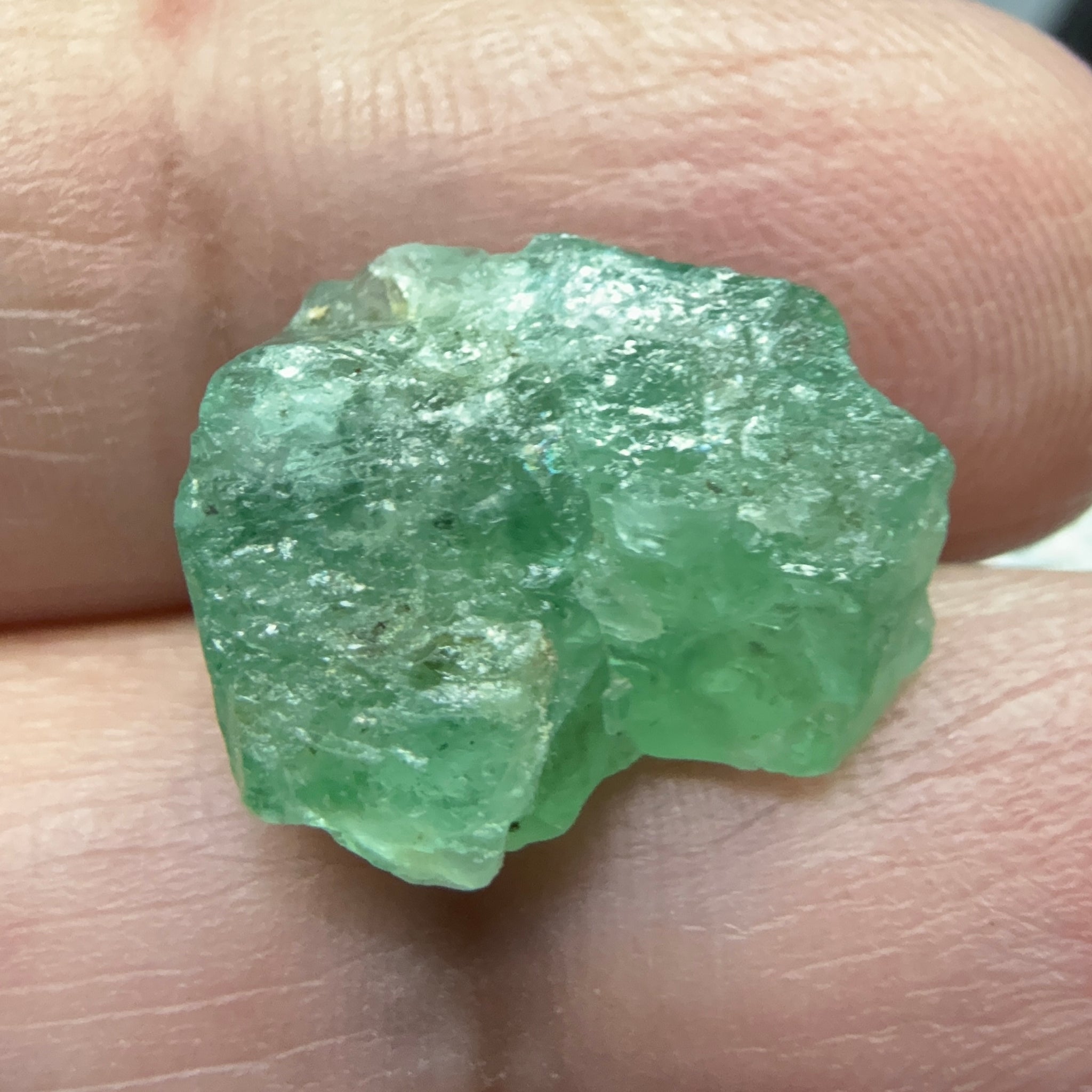 Emerald Crystal, 8.86ct, Tanzania, Untreated Unheated, specimen grade