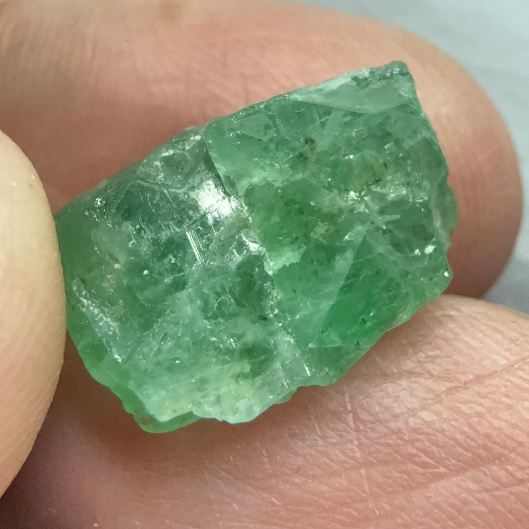 Emerald Crystal, 8.86ct, Tanzania, Untreated Unheated, specimen grade