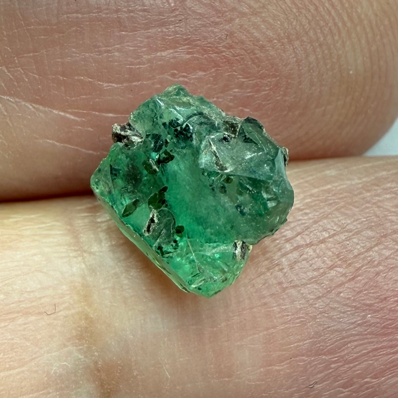 Emerald Crystal, 2.45ct, Tanzania, Untreated Unheated, specimen grade