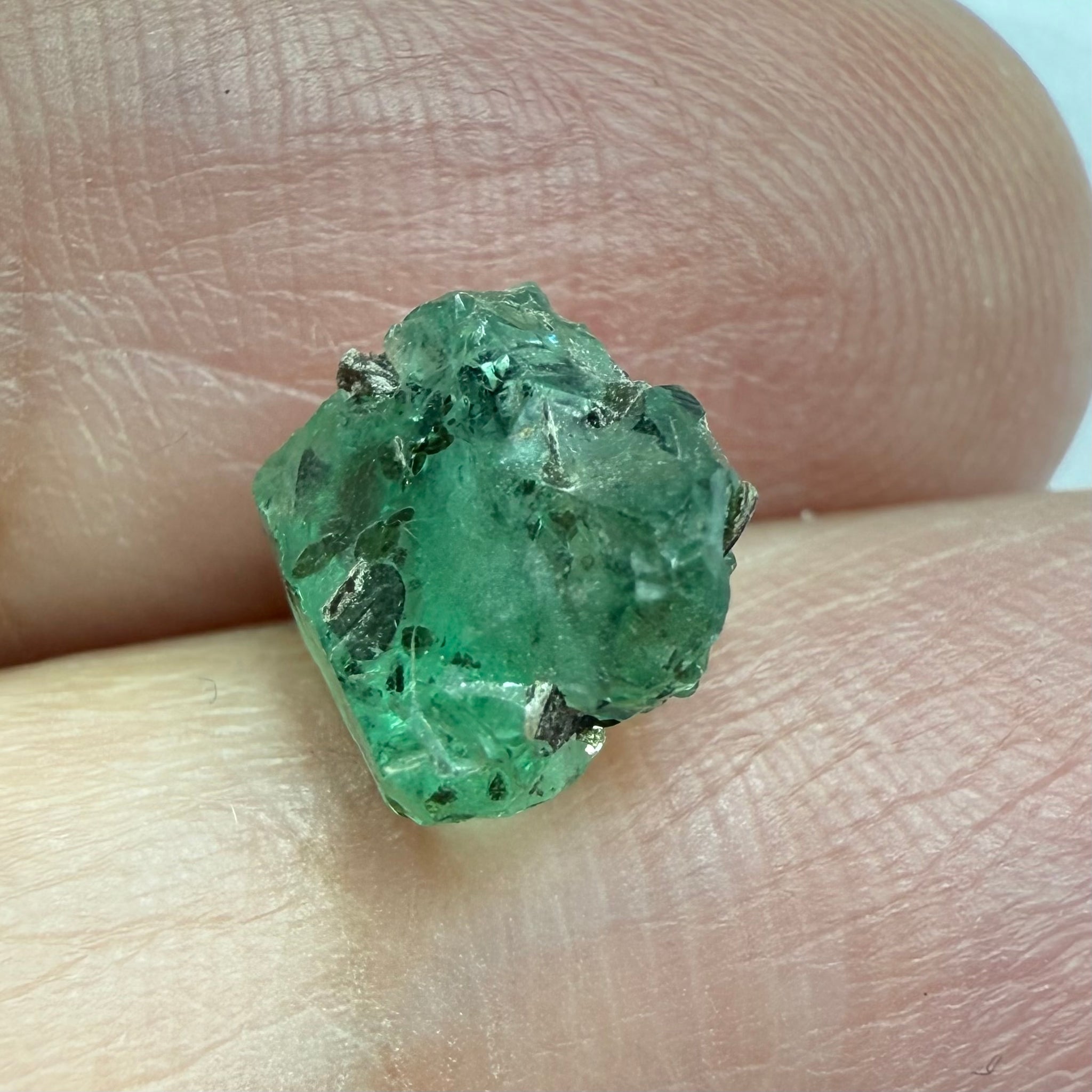 Emerald Crystal, 2.45ct, Tanzania, Untreated Unheated, specimen grade