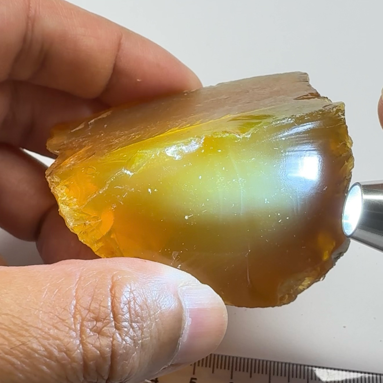 Opal, 132.60gm / 663.00ct, Kigoma, Tanzania, Untreated Unheated, keep as a specimen, cab or facet it, polishes well