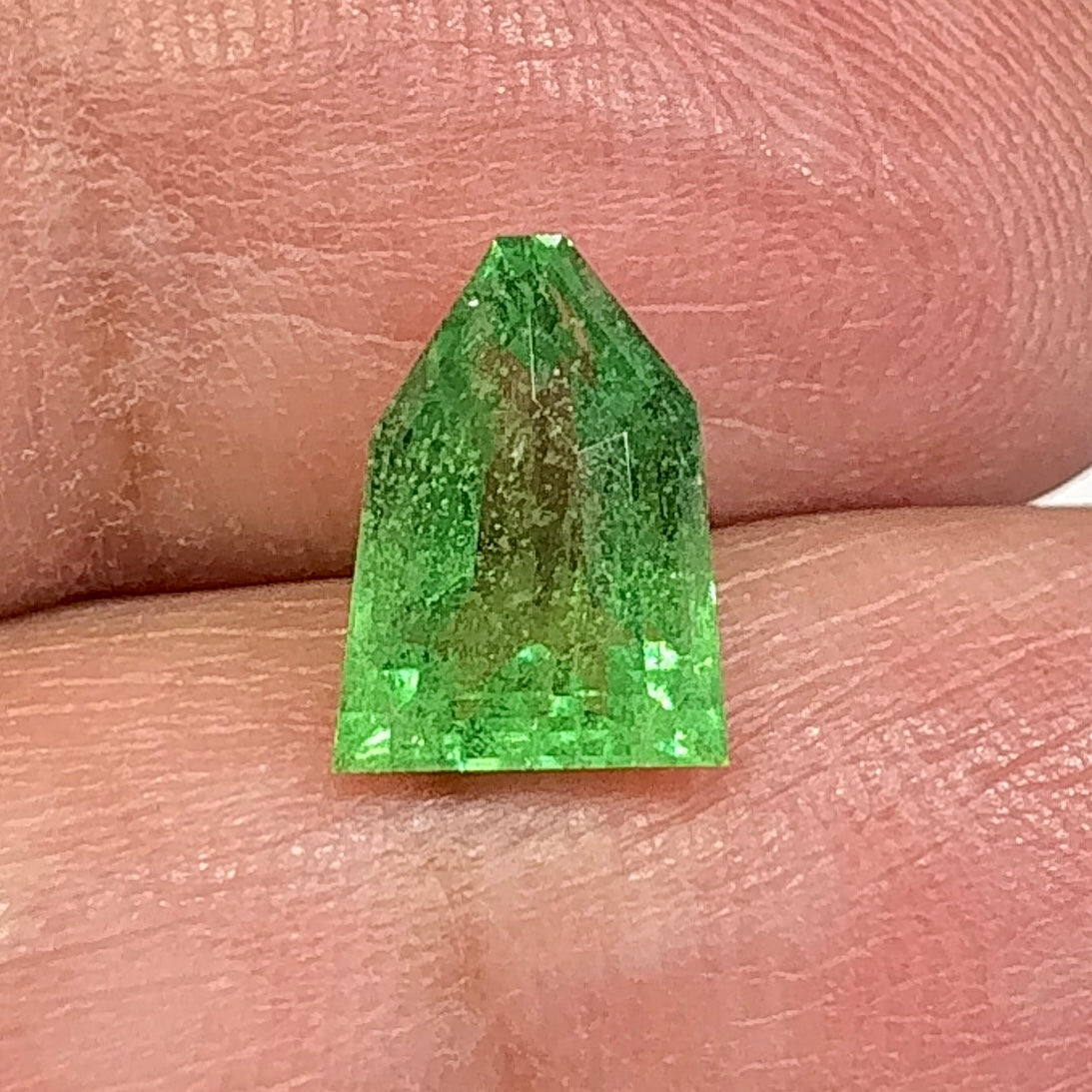 Tsavorite Garnet, Tanzania, Untreated, Unheated, fancy cut