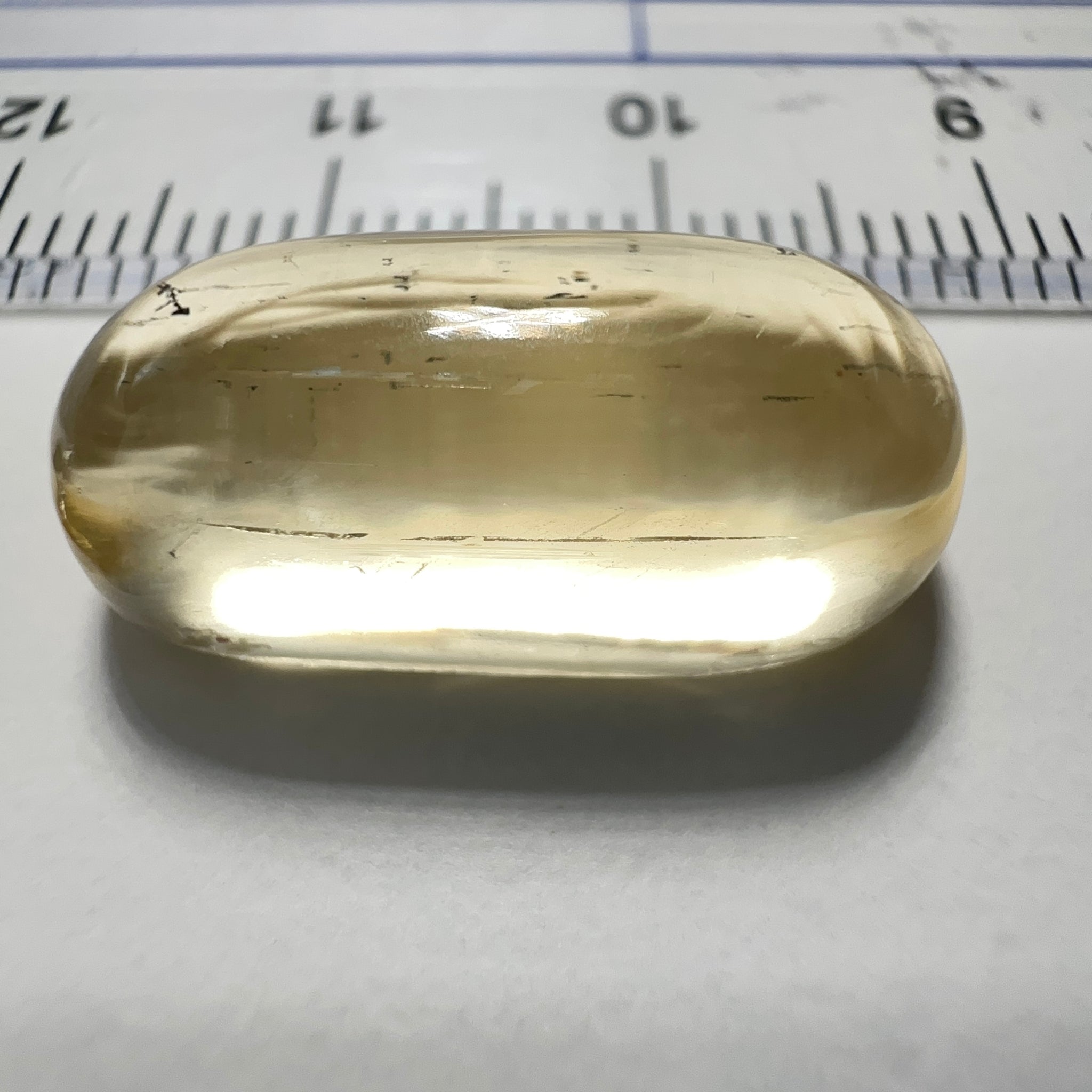 Golden Scapolite Cabochon, 11.25ct, Tanzania, Untreated Unheated