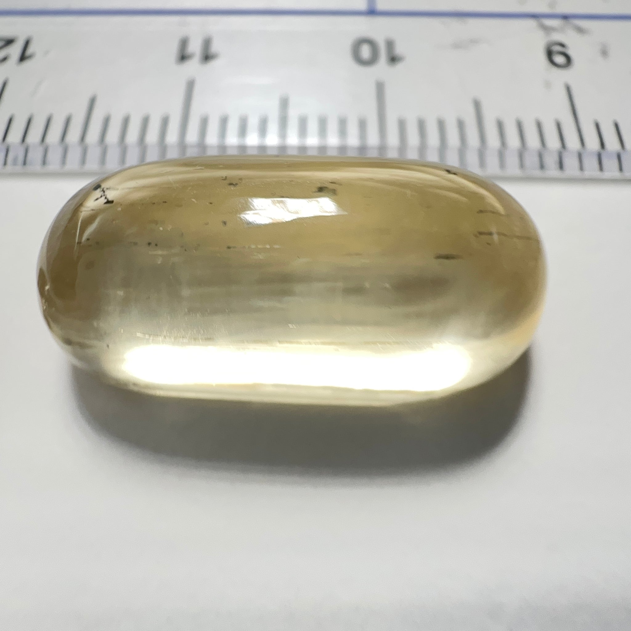 Golden Scapolite Cabochon, 11.25ct, Tanzania, Untreated Unheated