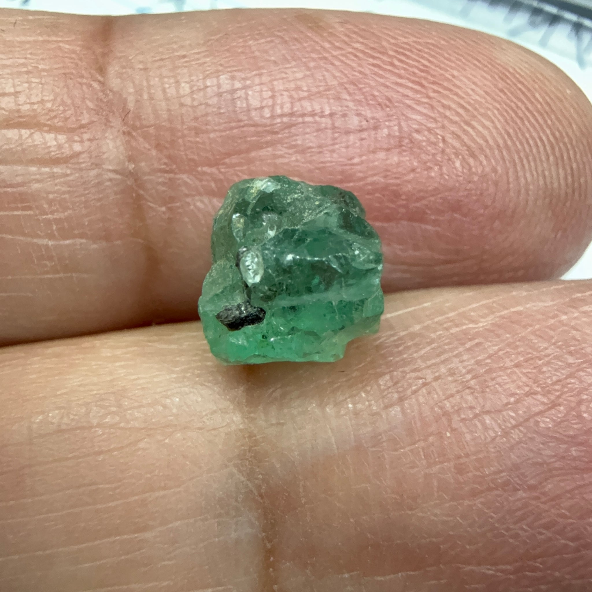Emerald Crystal, 3.07ct Tanzania, Untreated Unheated, specimen grade