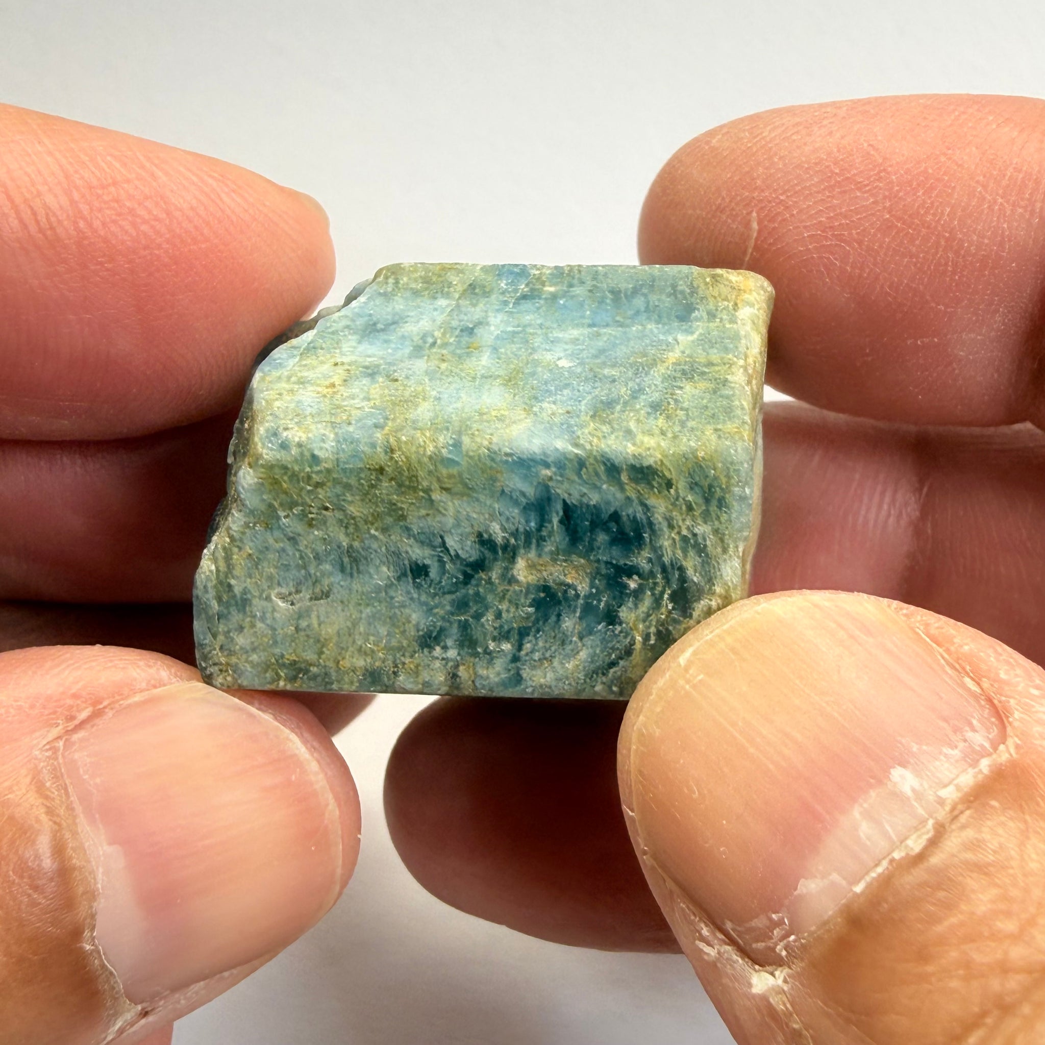 Aquamarine Crystal Specimen, 31.00gm, Songea, Tanzania, Untreated Unheated