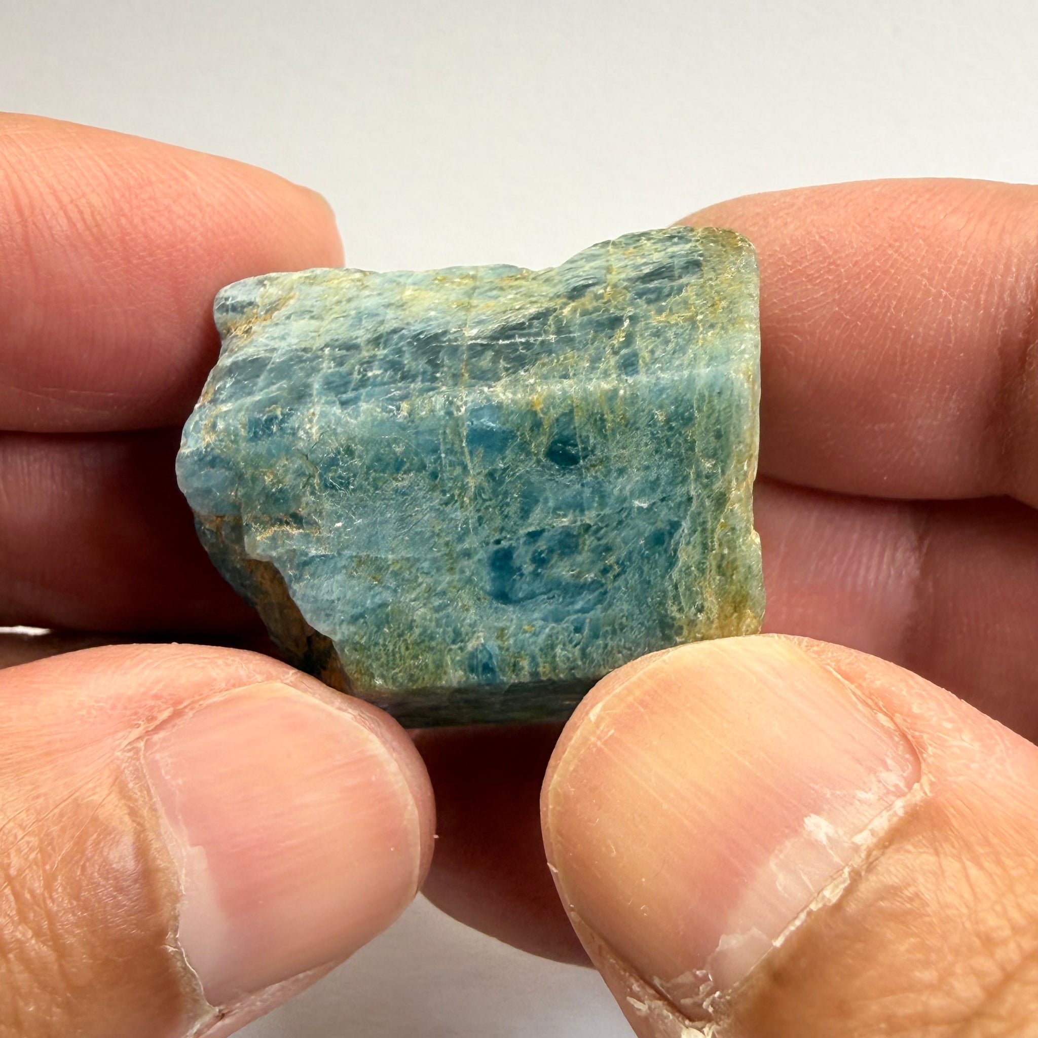 Aquamarine Crystal Specimen, 31.00gm, Songea, Tanzania, Untreated Unheated
