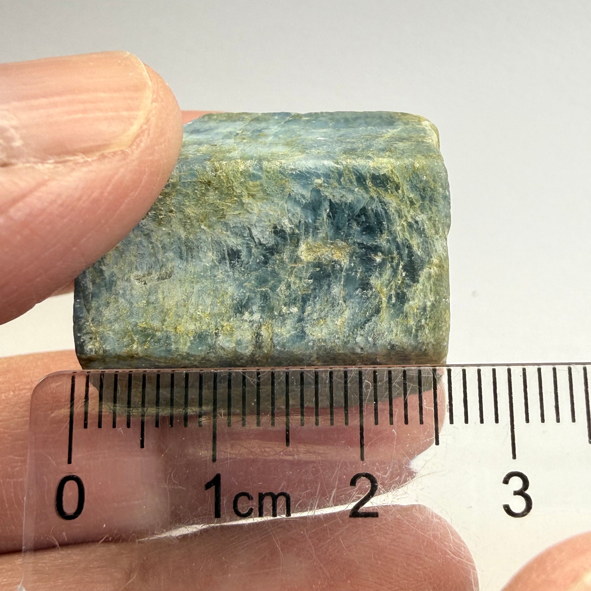 Aquamarine Crystal Specimen, 31.00gm, Songea, Tanzania, Untreated Unheated