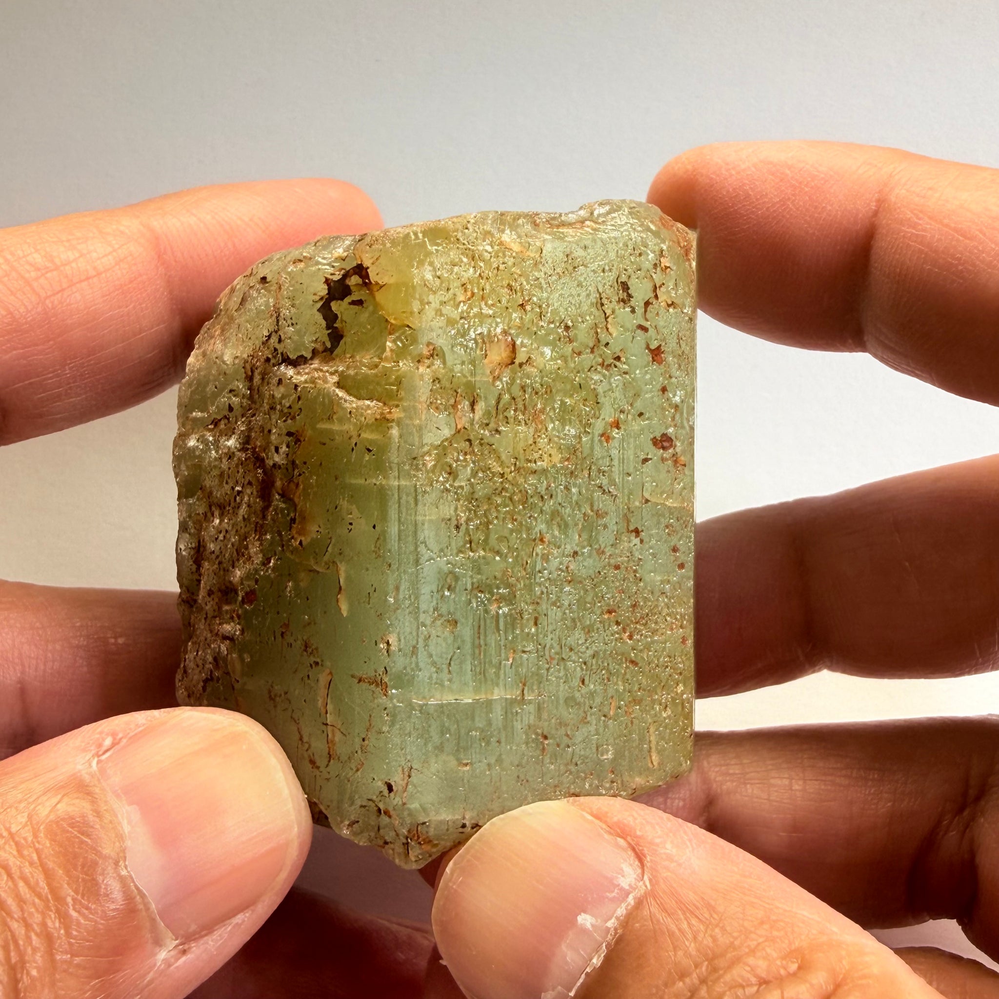 Aquamarine Crystal Specimen, 173.90gm, Songea, Tanzania, Untreated Unheated