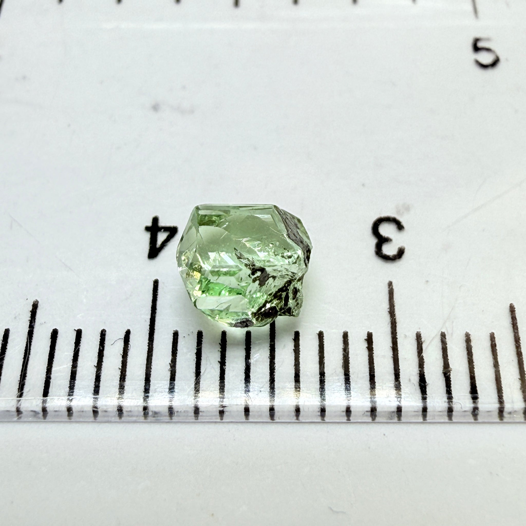 Merelani Mint Garnet Crystal, 1.18ct, Tanzania, Untreated Unheated, vvs-if