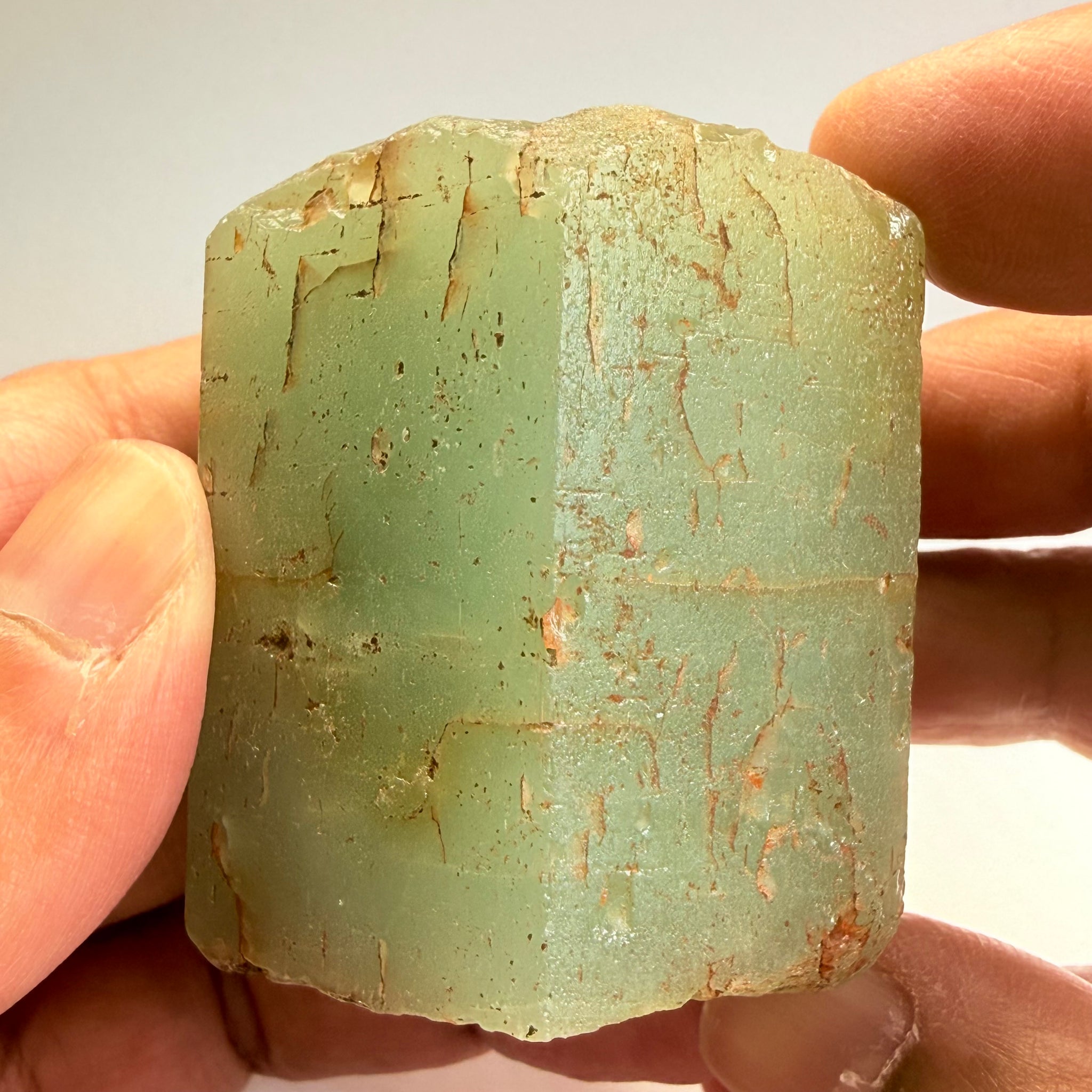 Aquamarine Crystal Specimen, 173.90gm, Songea, Tanzania, Untreated Unheated