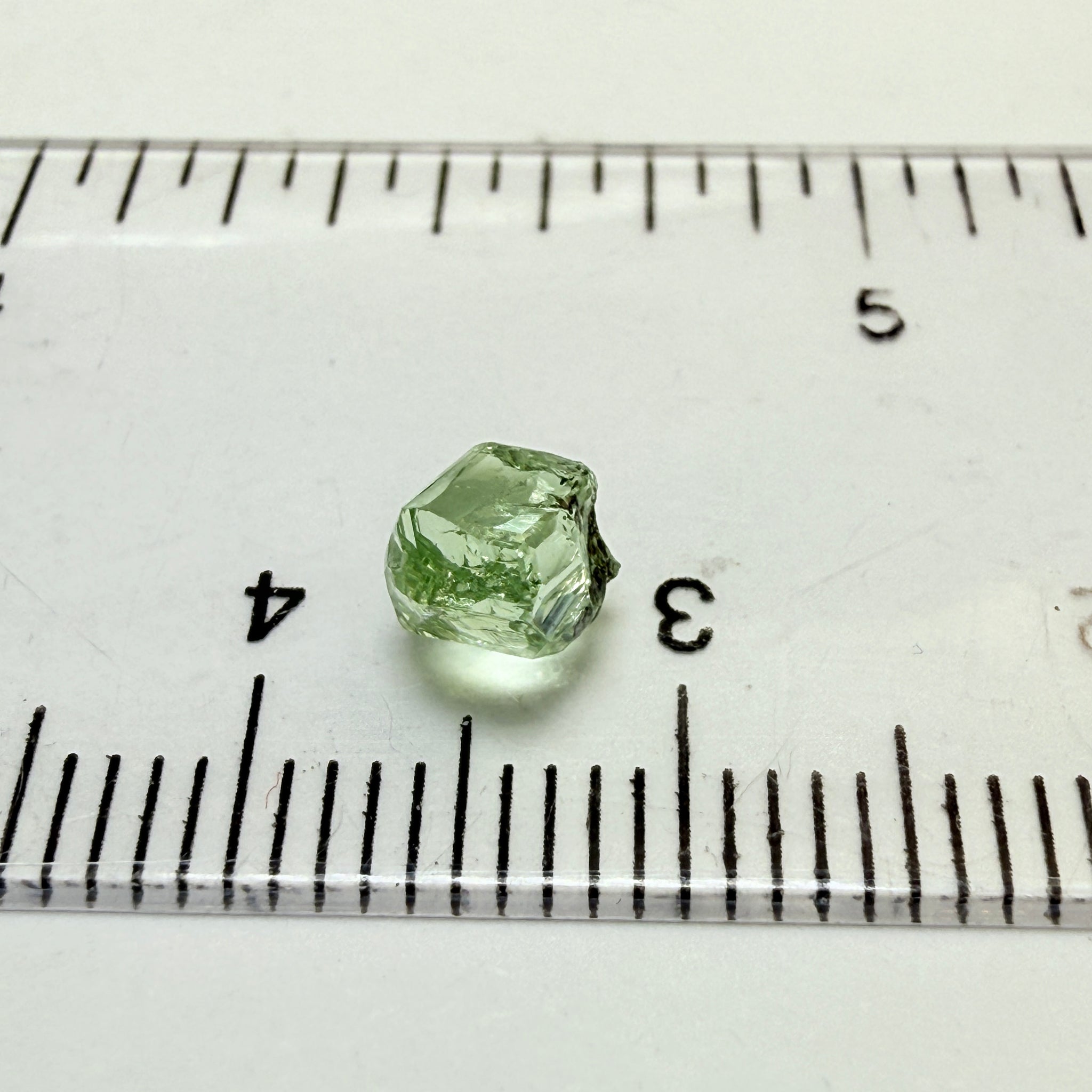 Merelani Mint Garnet Crystal, 1.18ct, Tanzania, Untreated Unheated, vvs-if