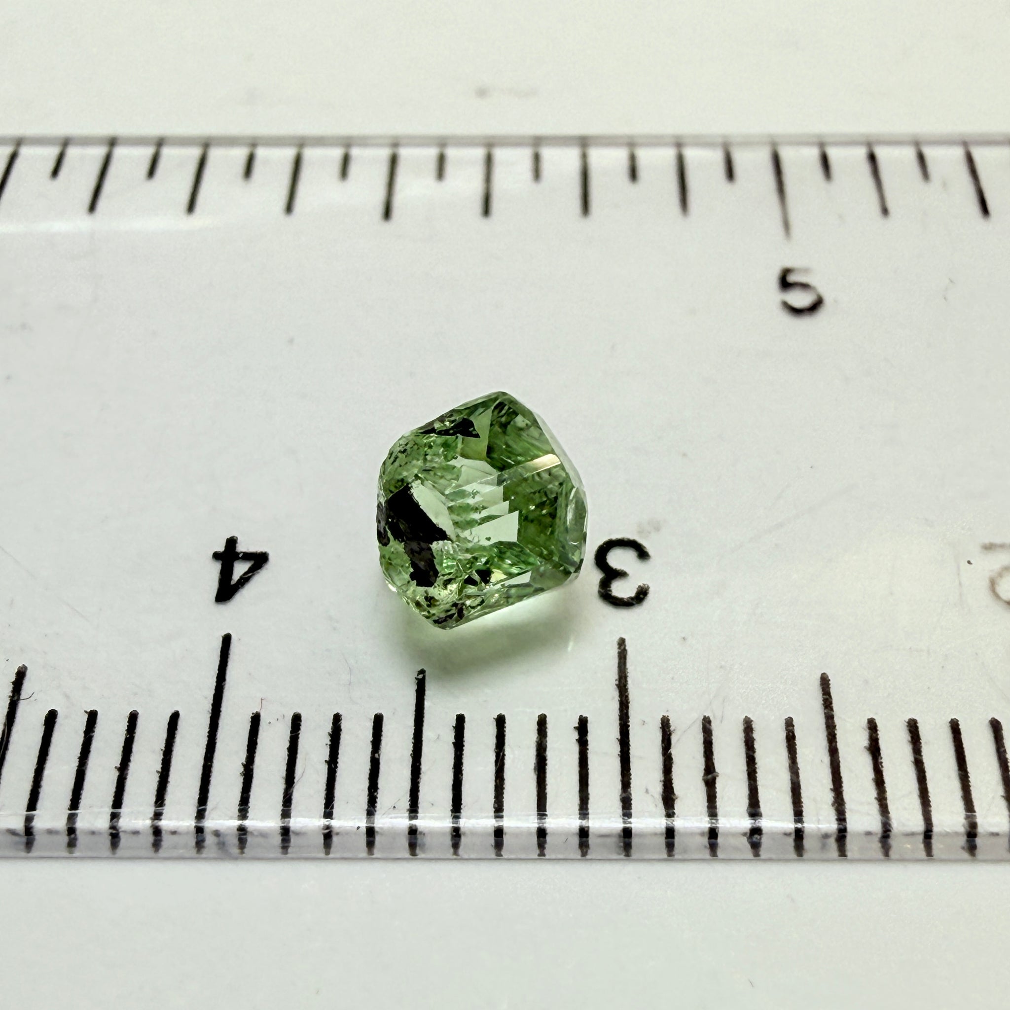 Merelani Mint Garnet Crystal, 1.18ct, Tanzania, Untreated Unheated, vvs-if