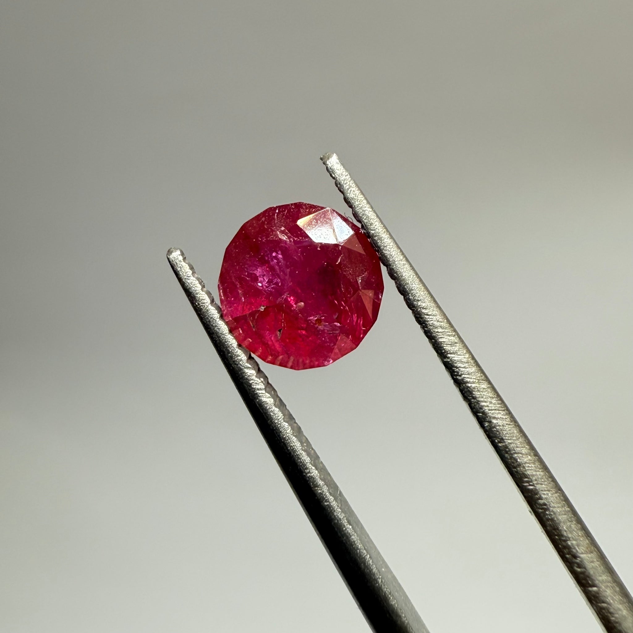 Ruby 1.14ct, Tanzania, Untreated Unheated. Native cut, can be used upside down as a rose cut too, see pictures