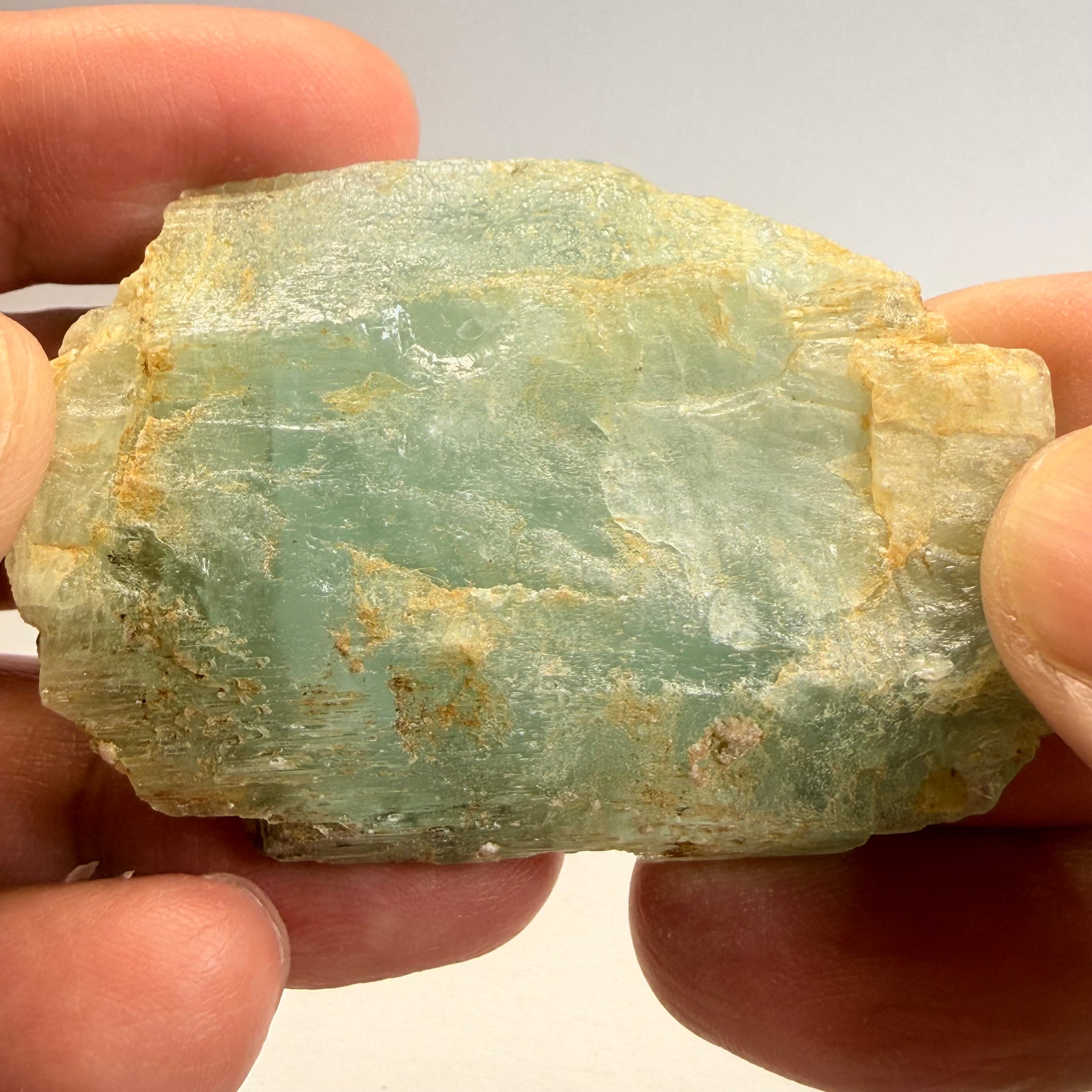 Aquamarine Crystal Specimen, 44.70gm, Songea, Tanzania, Untreated Unheated