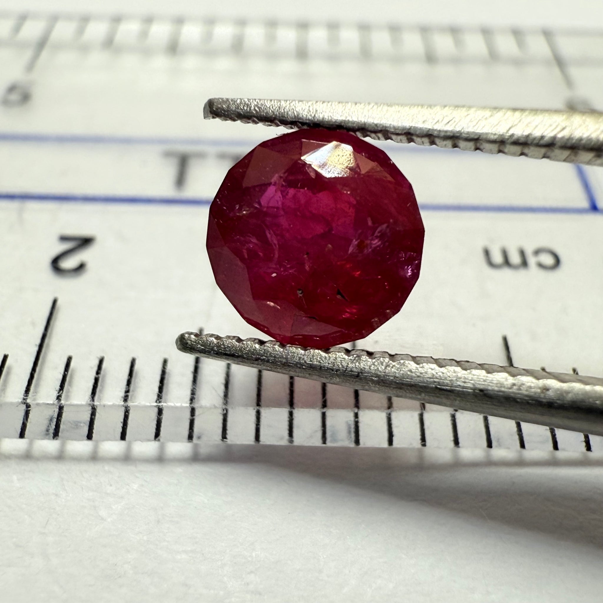 Ruby 1.14ct, Tanzania, Untreated Unheated. Native cut, can be used upside down as a rose cut too, see pictures