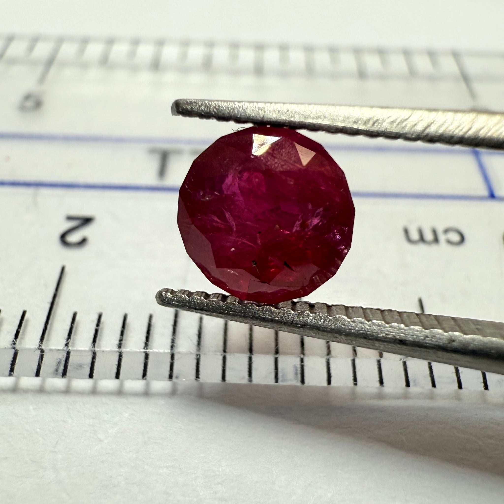 Ruby 1.14ct, Tanzania, Untreated Unheated. Native cut, can be used upside down as a rose cut too, see pictures
