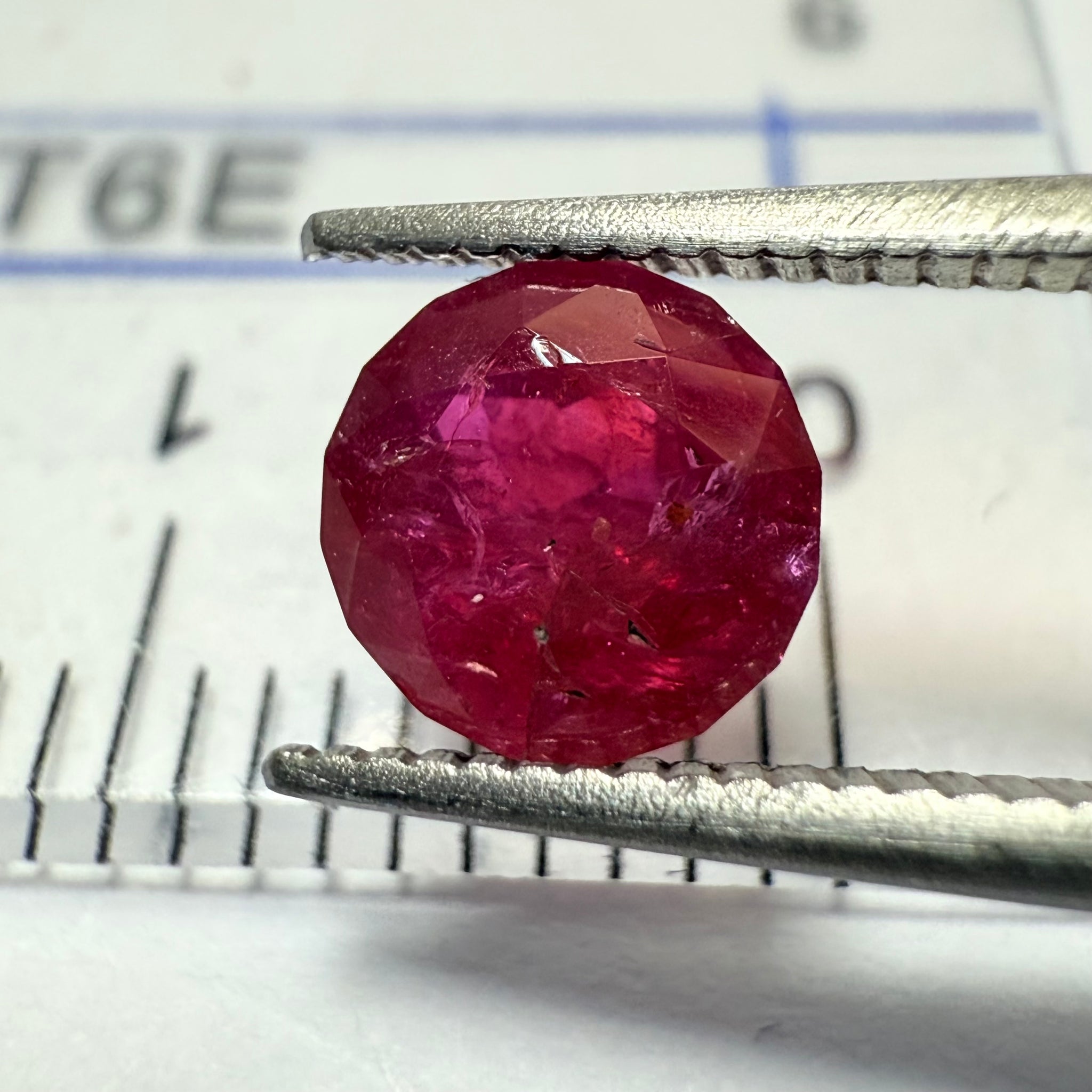 Ruby 1.14ct, Tanzania, Untreated Unheated. Native cut, can be used upside down as a rose cut too, see pictures