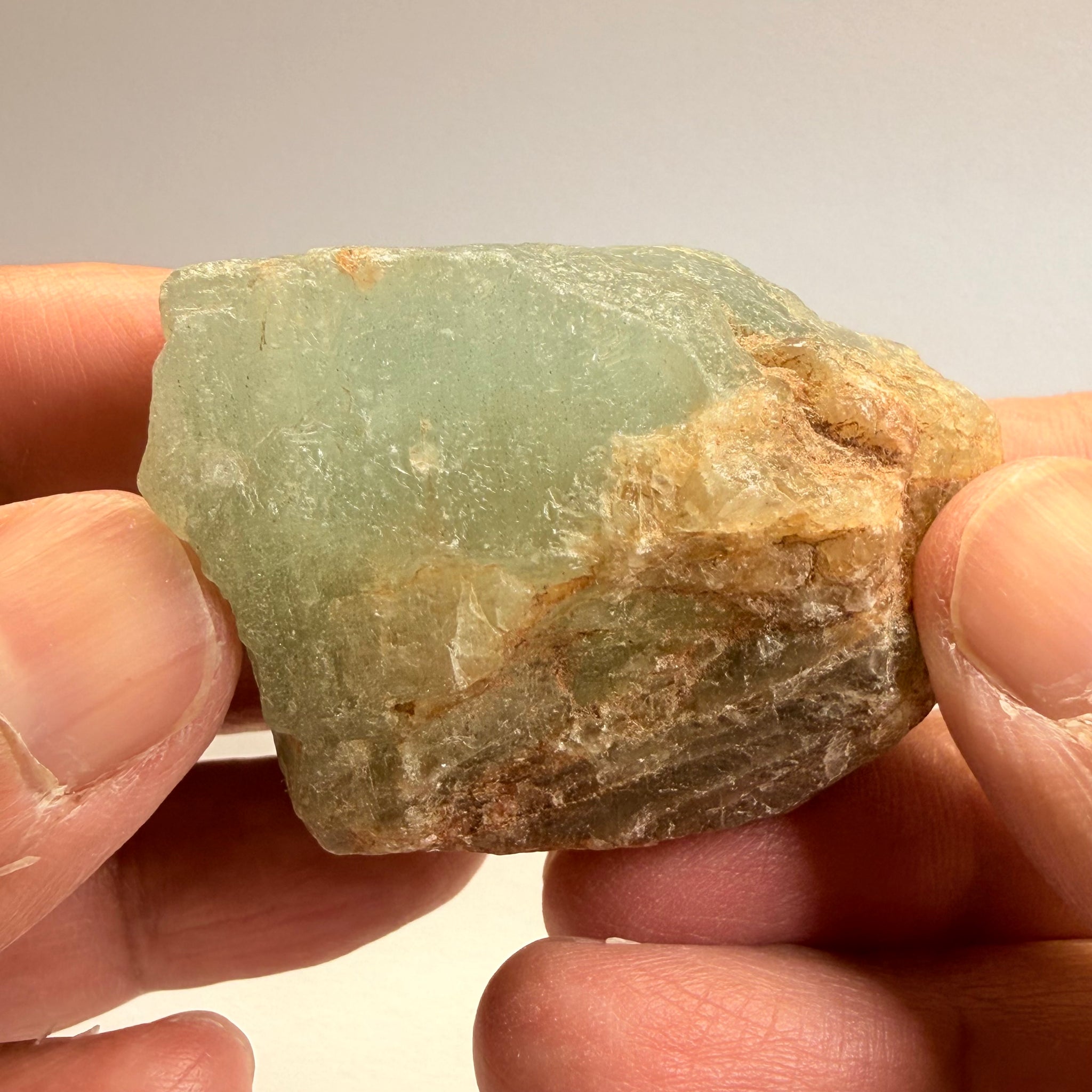 Aquamarine Crystal Specimen, 102.00gm, Songea, Tanzania, Untreated Unheated