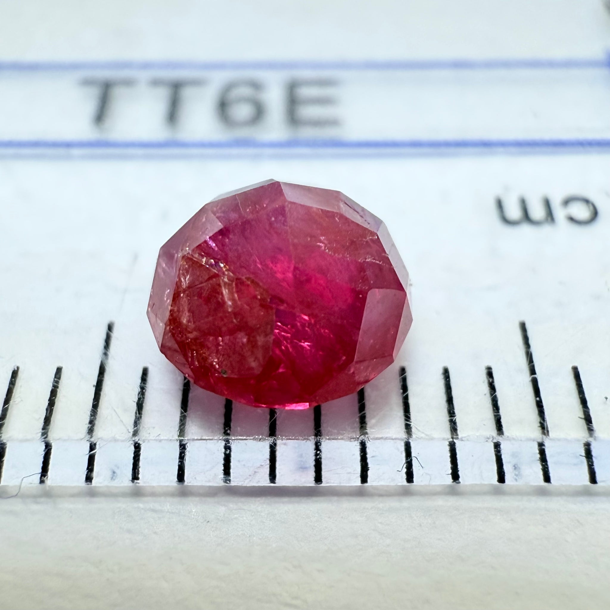 Ruby 1.14ct, Tanzania, Untreated Unheated. Native cut, can be used upside down as a rose cut too, see pictures