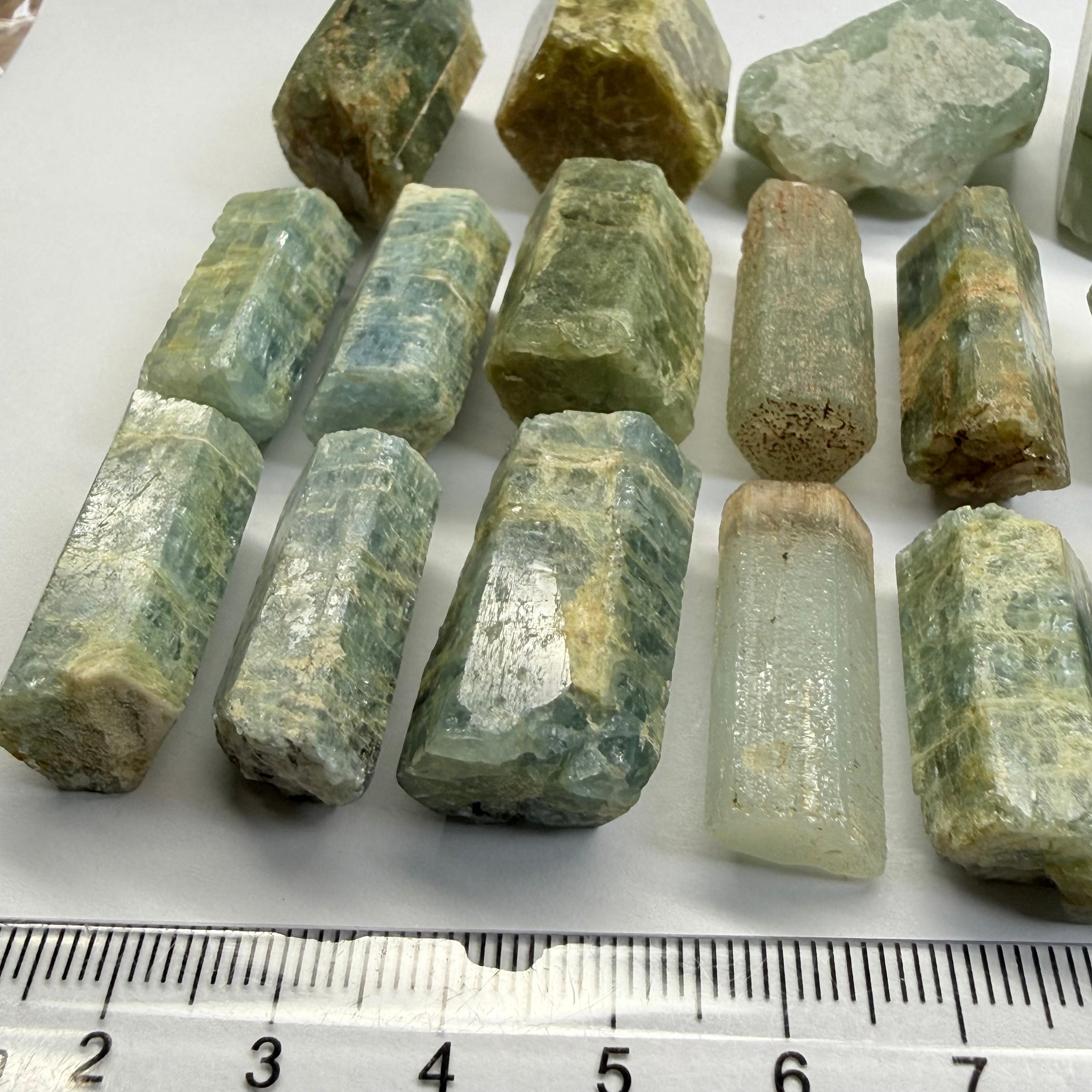 Aquamarine Crystal Specimen Lot, 188.10gm, Songea, Tanzania, Untreated Unheated, great for setting as pendants with a gold or silver cap
