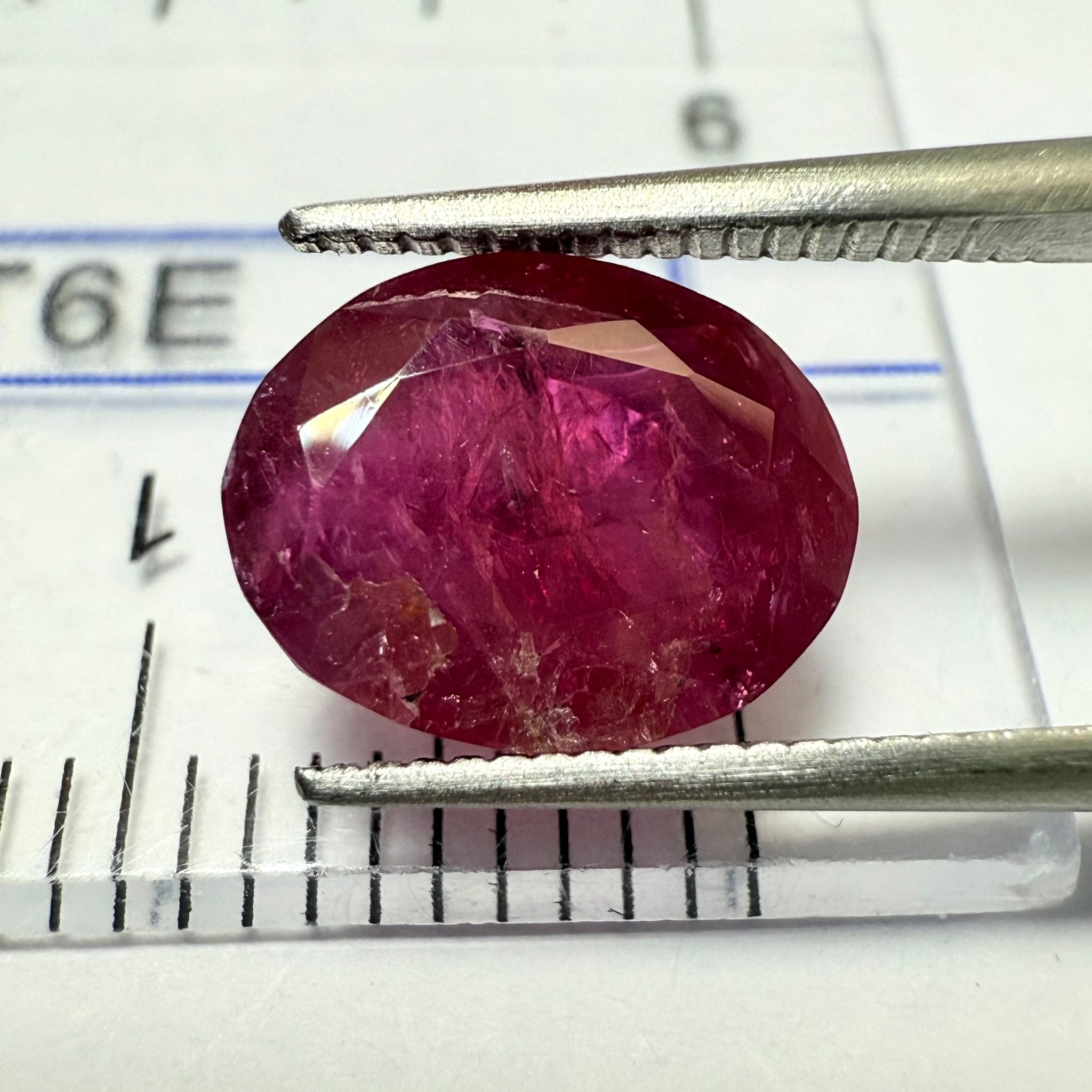 Ruby 3.40ct, Winza, Tanzania, Untreated Unheated. Native cut, see pictures