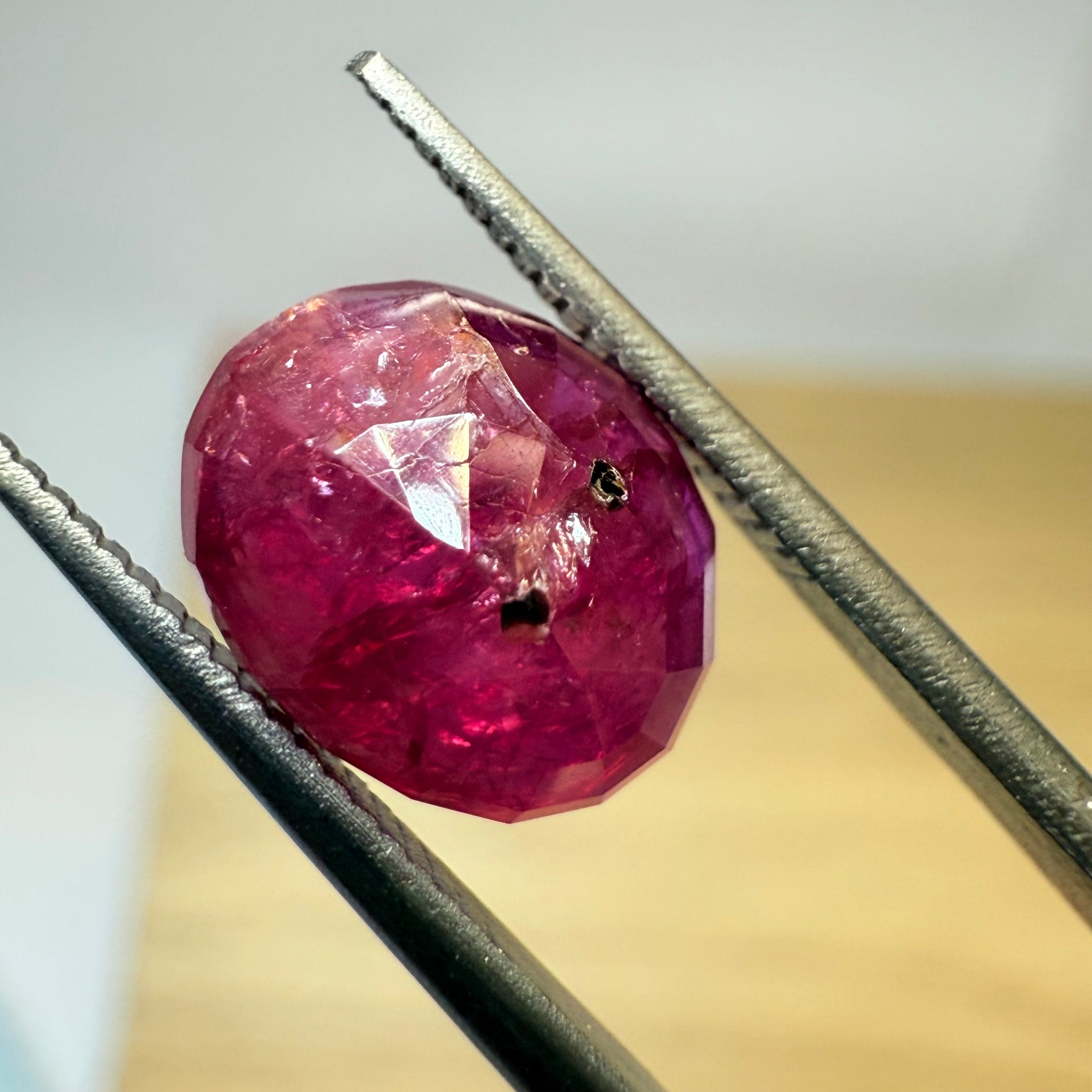 Ruby 3.40ct, Winza, Tanzania, Untreated Unheated. Native cut, see pictures