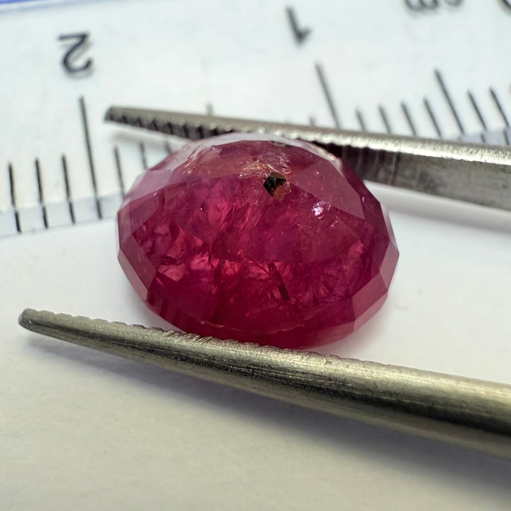 Ruby 3.40ct, Winza, Tanzania, Untreated Unheated. Native cut, see pictures
