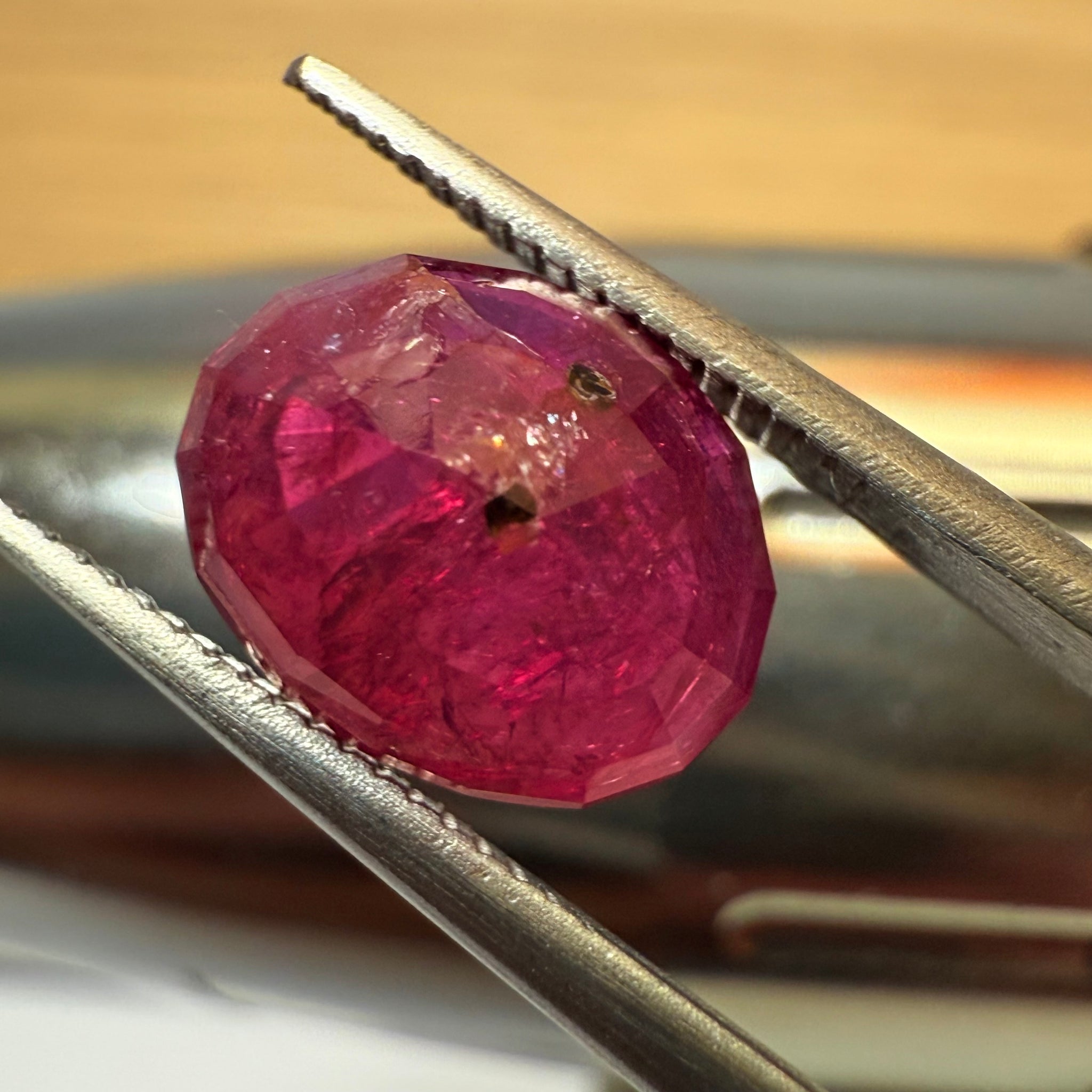 Ruby 3.40ct, Winza, Tanzania, Untreated Unheated. Native cut, see pictures