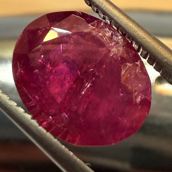 Ruby 3.40ct, Winza, Tanzania, Untreated Unheated. Native cut, see pictures