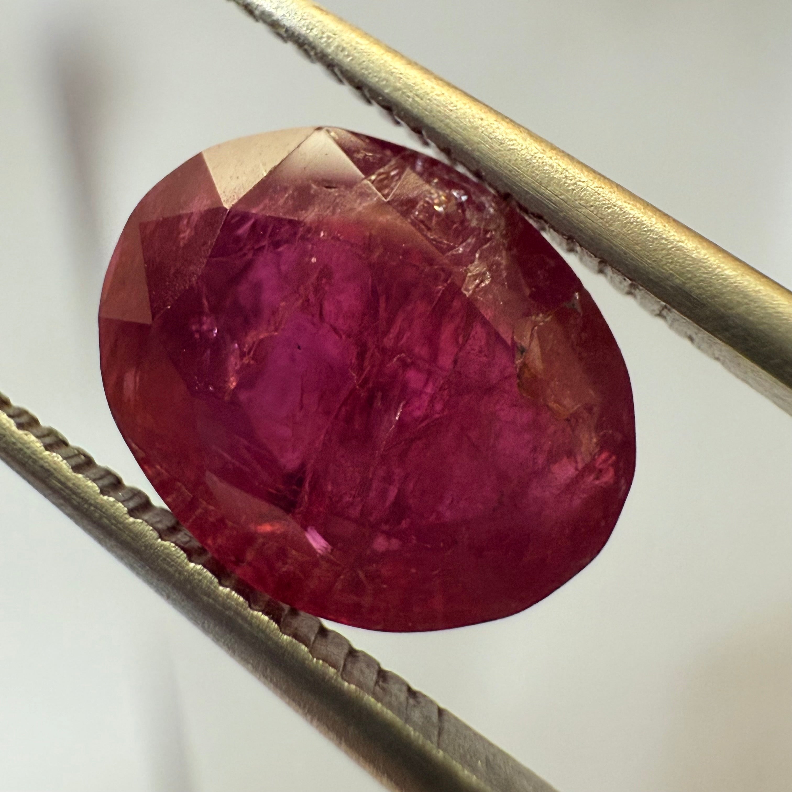 Native Ruby Ruby 3.40ct, Winza, Tanzania, Untreated Unheated. Native cut, see pict ...