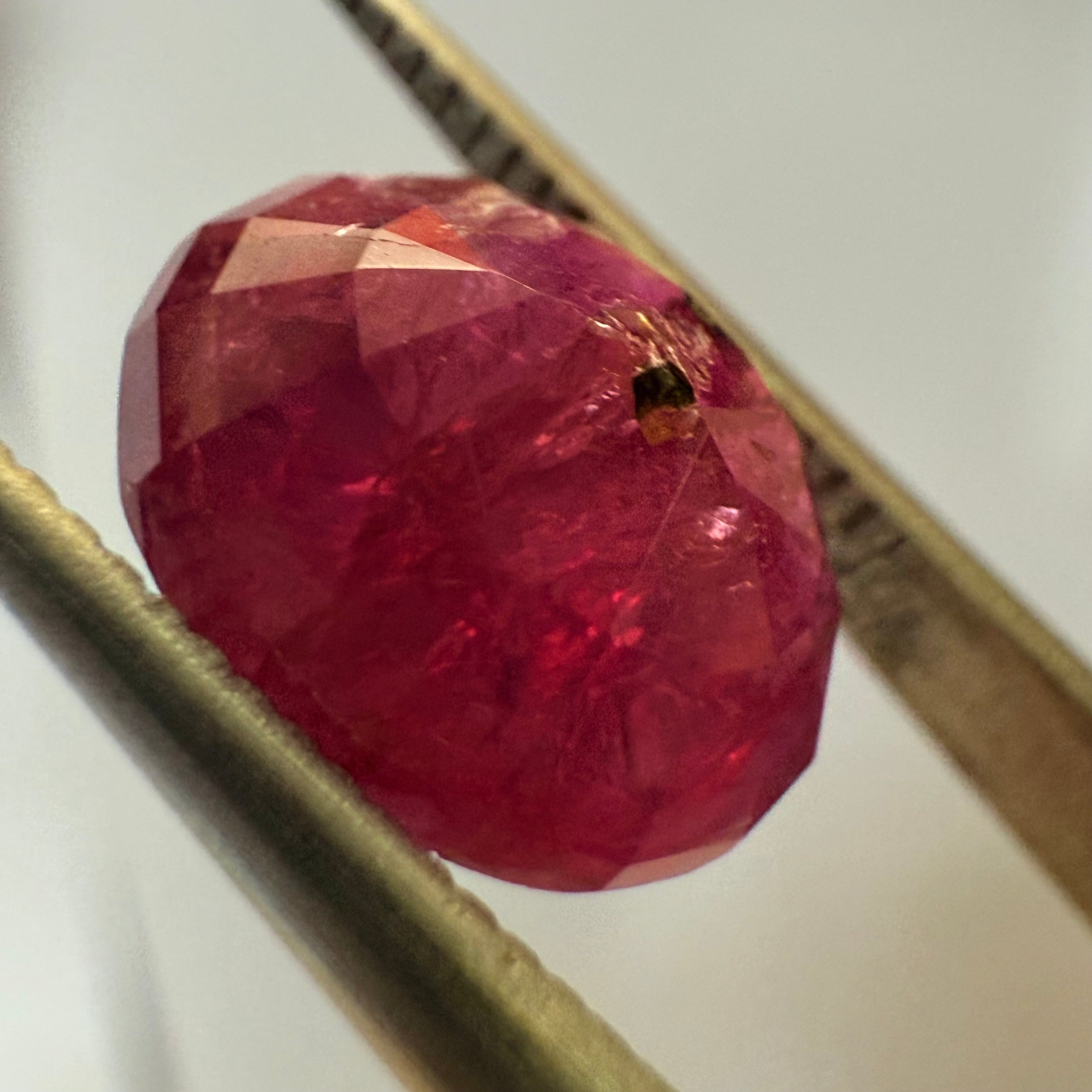 Native Ruby Ruby 3.40ct, Winza, Tanzania, Untreated Unheated. Native cut, see pict ...