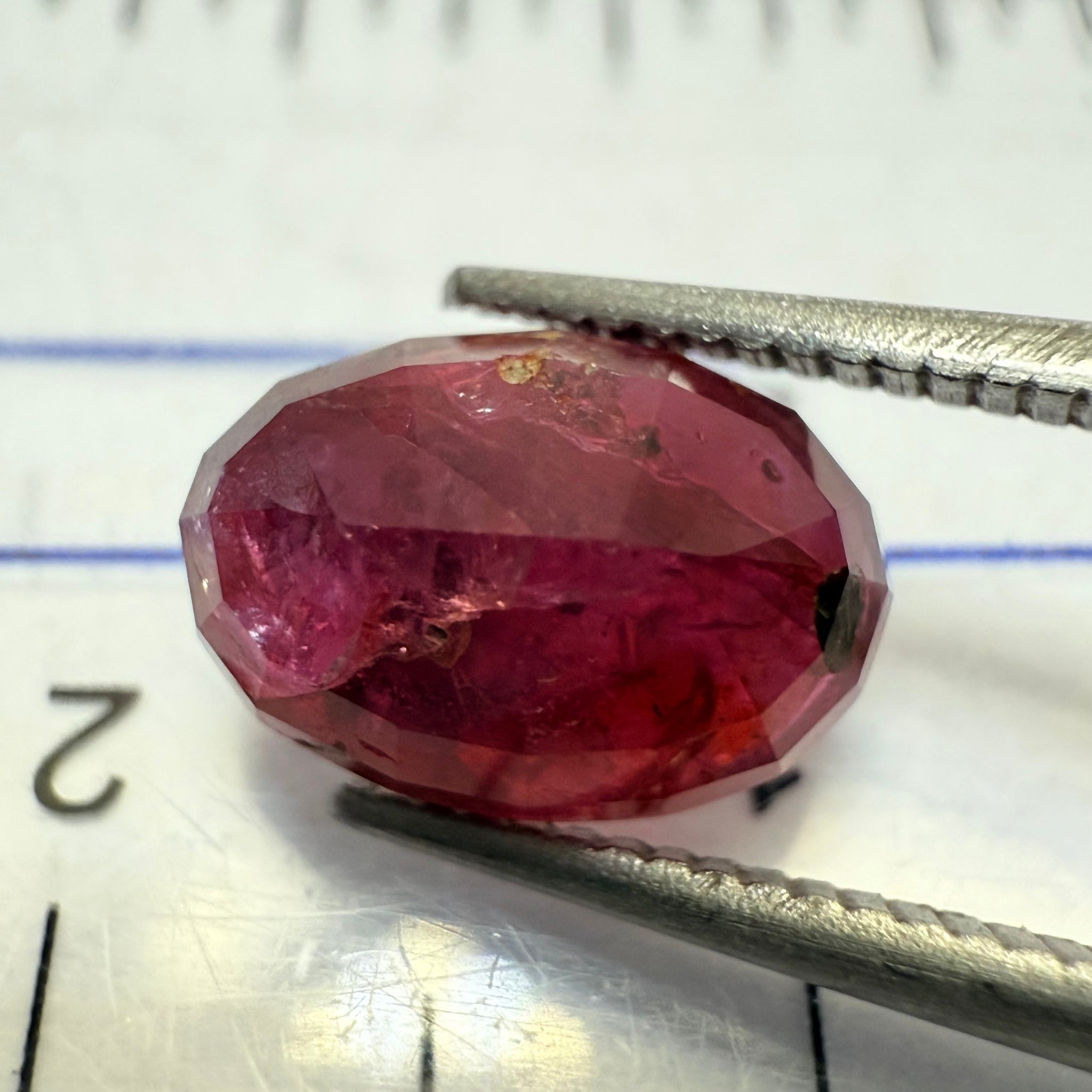 Sapphire 2.38ct, Winza, Tanzania, Untreated Unheated. Native cut, see pictures