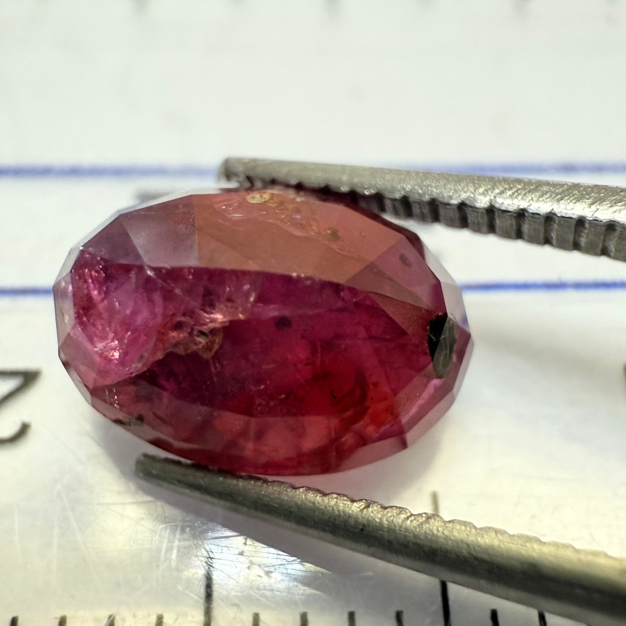 Sapphire 2.38ct, Winza, Tanzania, Untreated Unheated. Native cut, see pictures