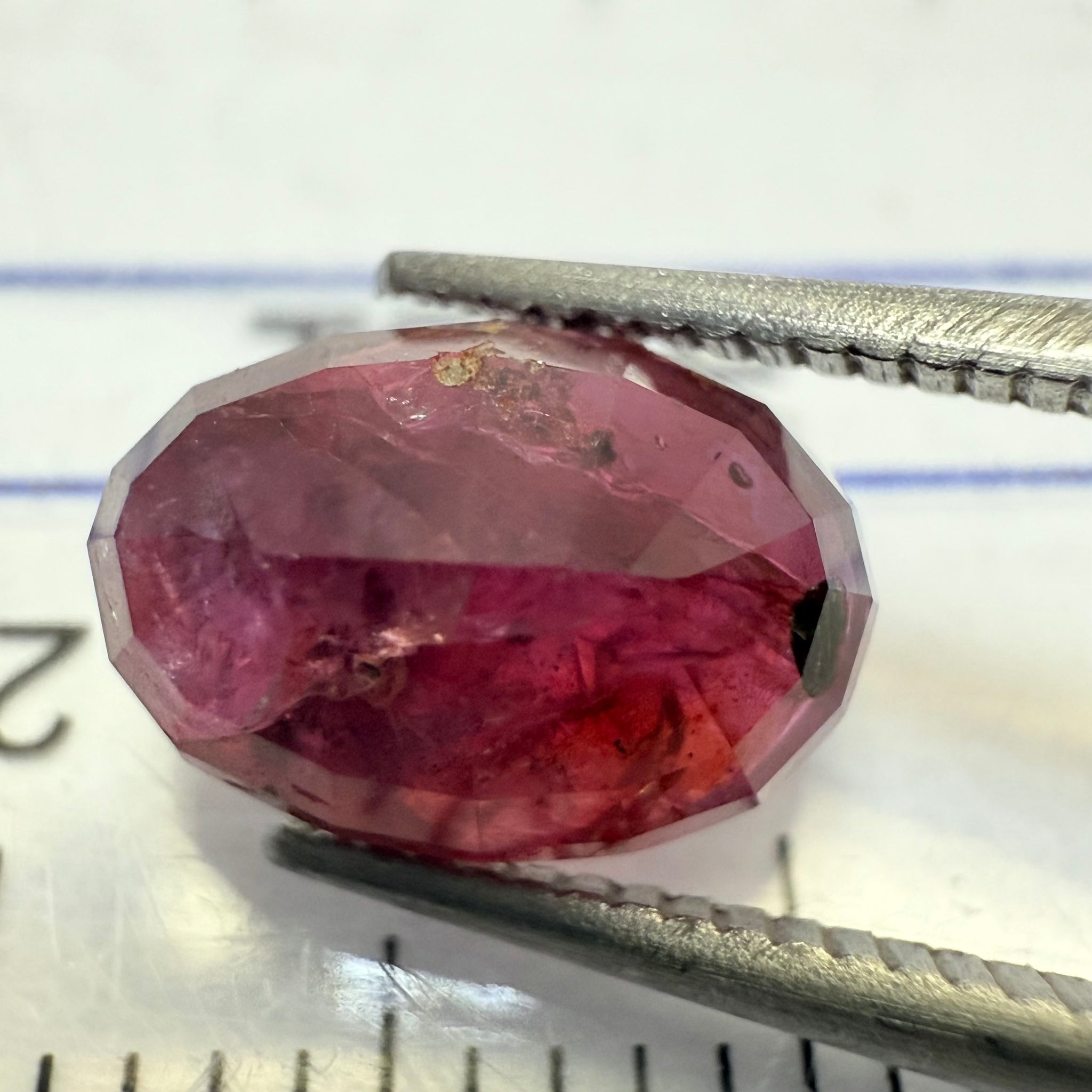 Sapphire 2.38ct, Winza, Tanzania, Untreated Unheated. Native cut, see pictures