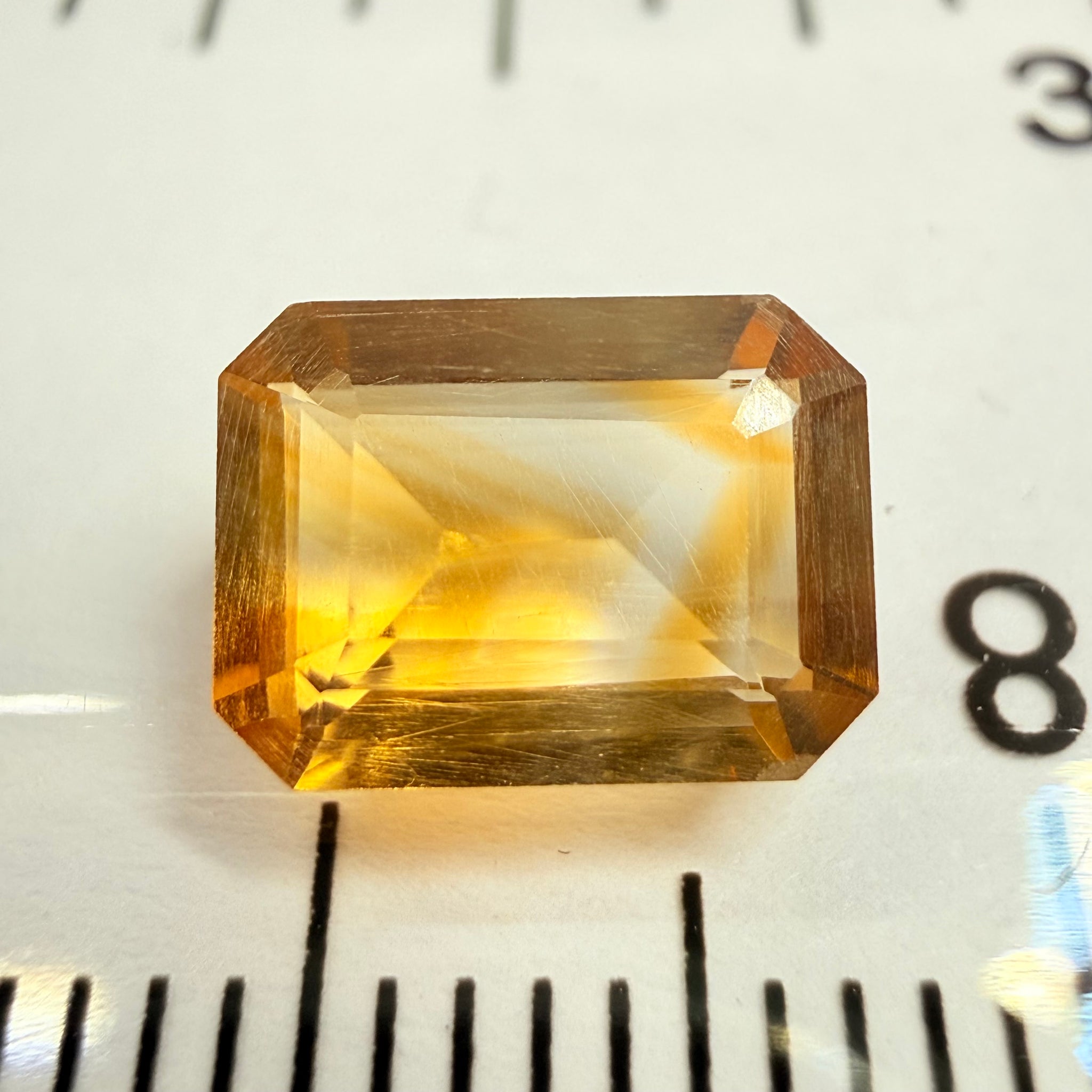 Citrine, 1.53ct, Zambia, Untreated Unheated, native cut